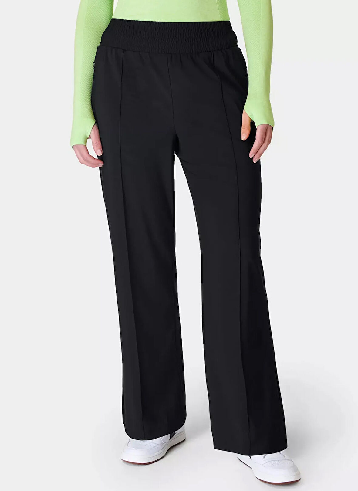 SB9697E-001 EXPLORER WIDE LEG TRACK Siyah Regular Fit  Kadın Eşofman Altı