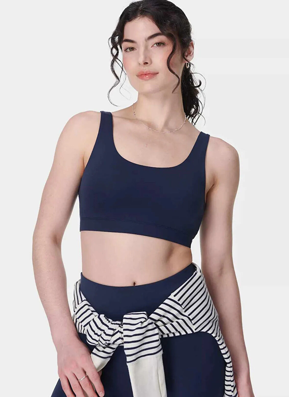 Sweaty Betty SB10078-410 ALL DAY ACTIVE BRALETTE Lacivert Sporcu Sütyeni