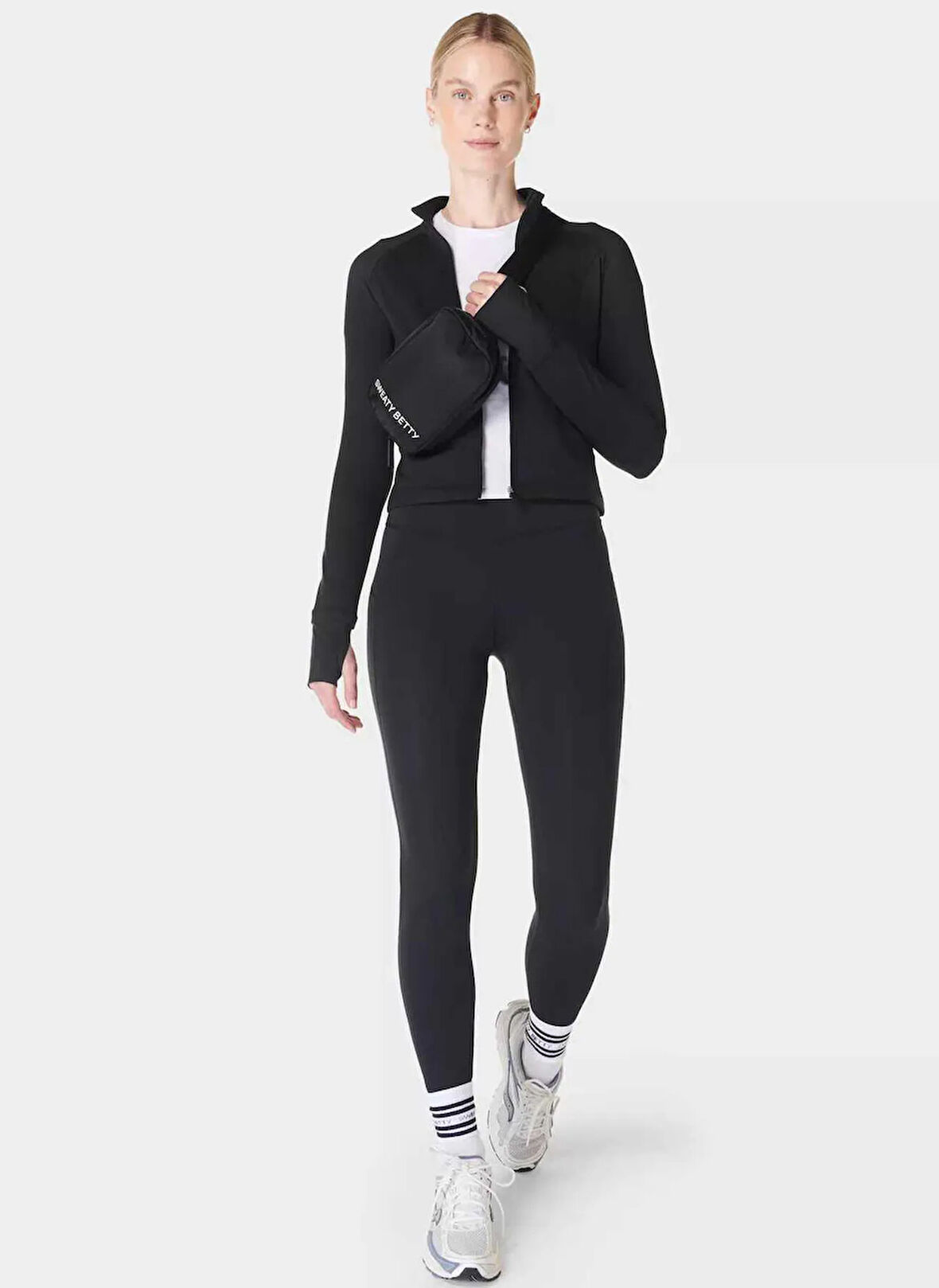 Sweaty Betty SB10159-001 ALL DAY ACTIVE LEGGINGS Siyah Düz Kadın Tayt