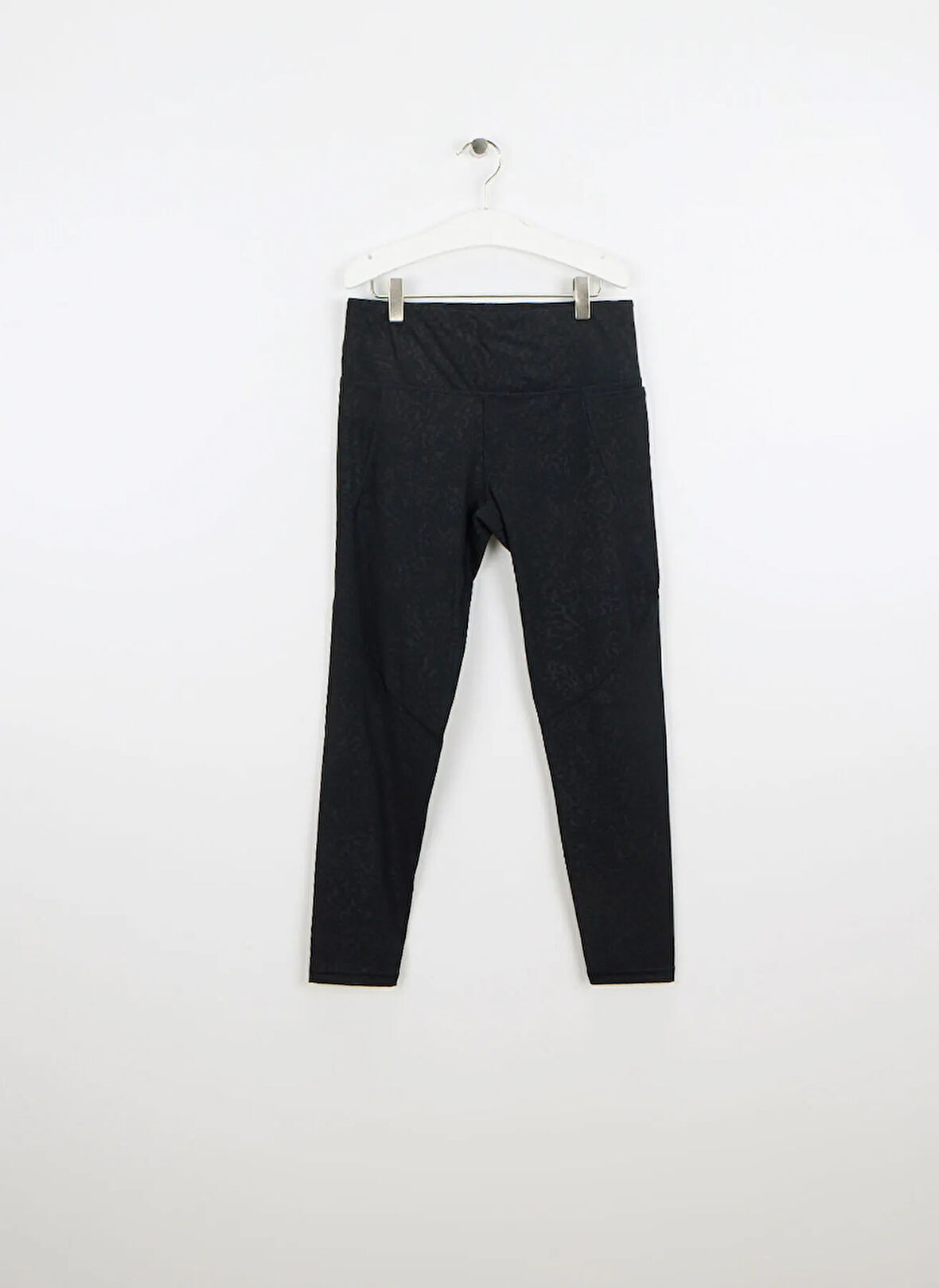 Sweaty Betty SB5400E78A-001 POWER 7/8 EMBOSS WOR Siyah Düz Kadın Tayt