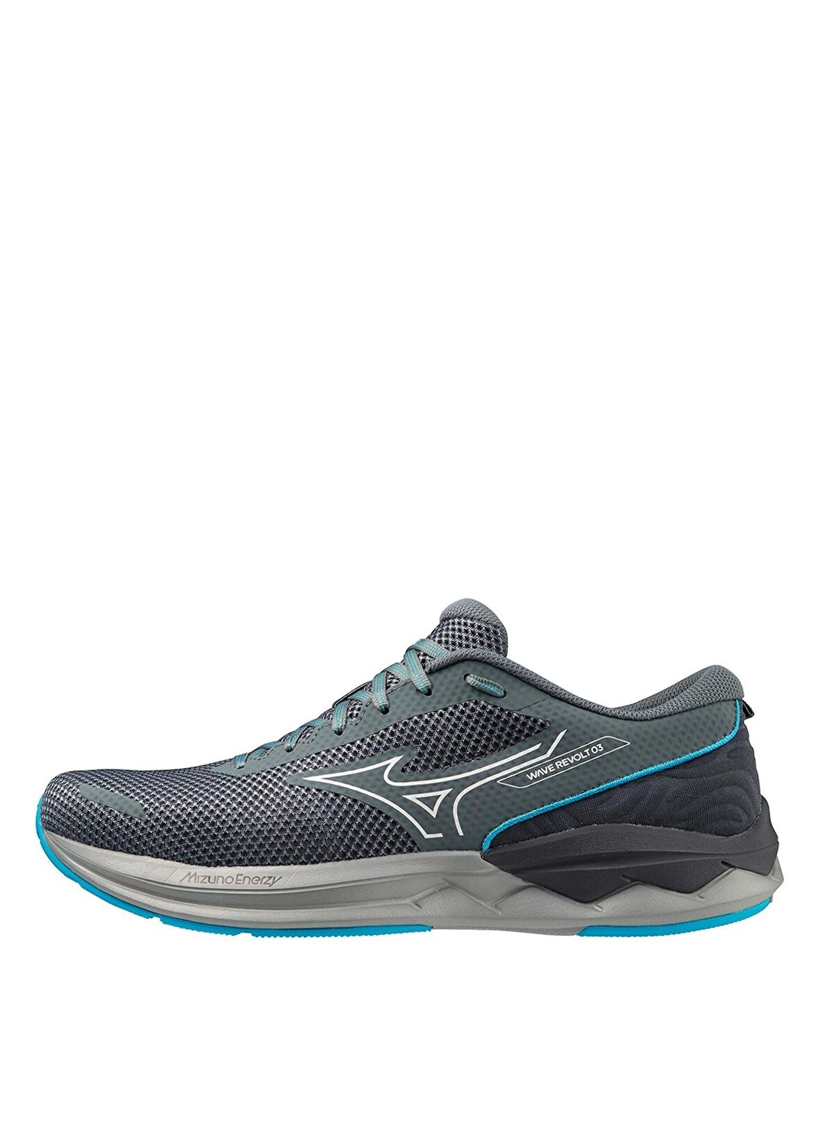 Mizuno Gri Erkek Koşu Ayakkabısı J1GC238151-Wave Revolt 3