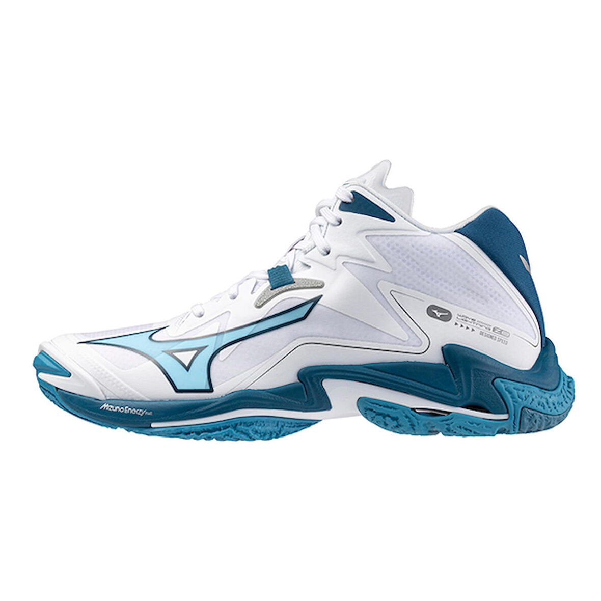Wave Lightning Z8 MID Unisex Voleybol Ayakkabısı BeyazMavi