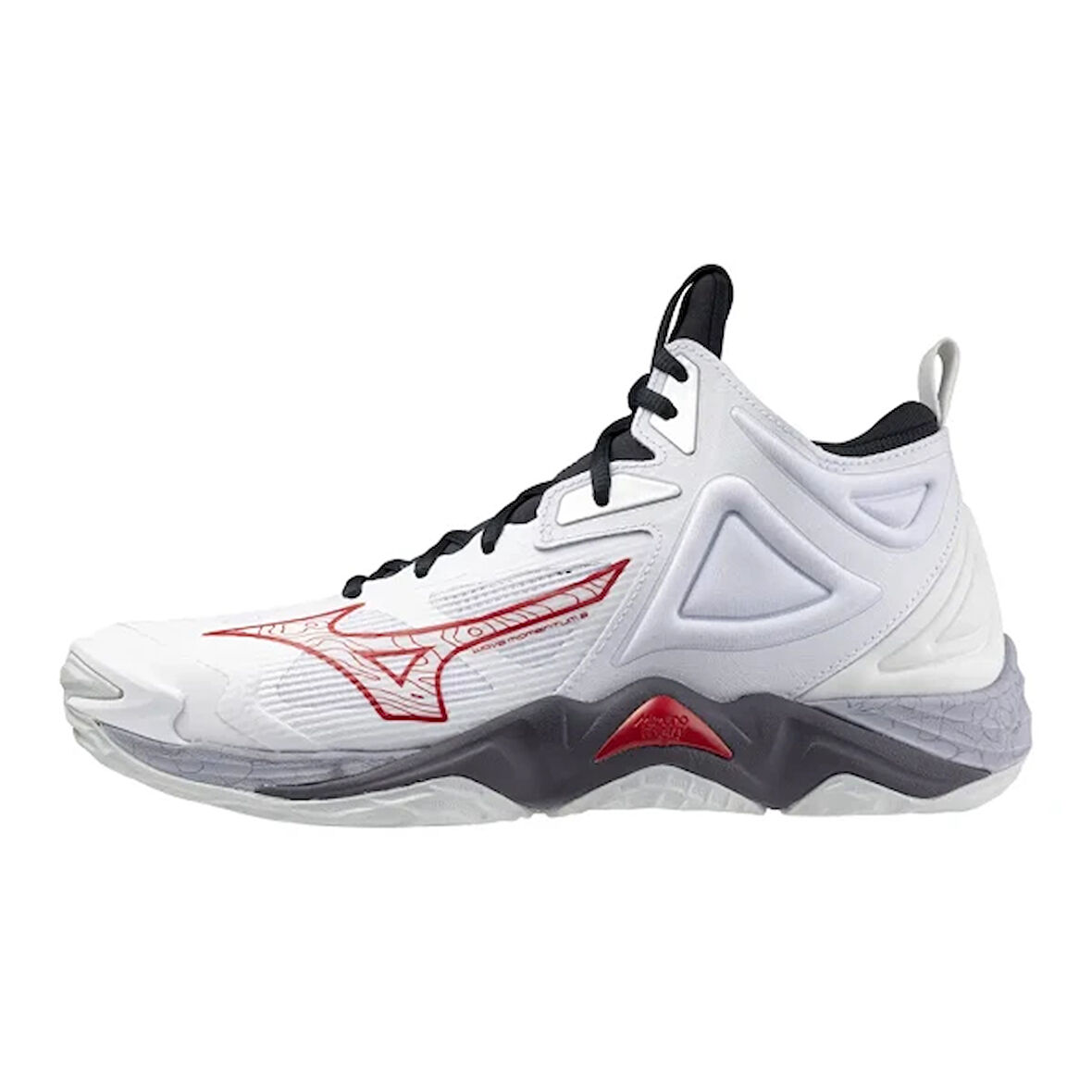 Wave Momentum 3 MID Unisex Voleybol Ayakkabısı Beyaz / Gri