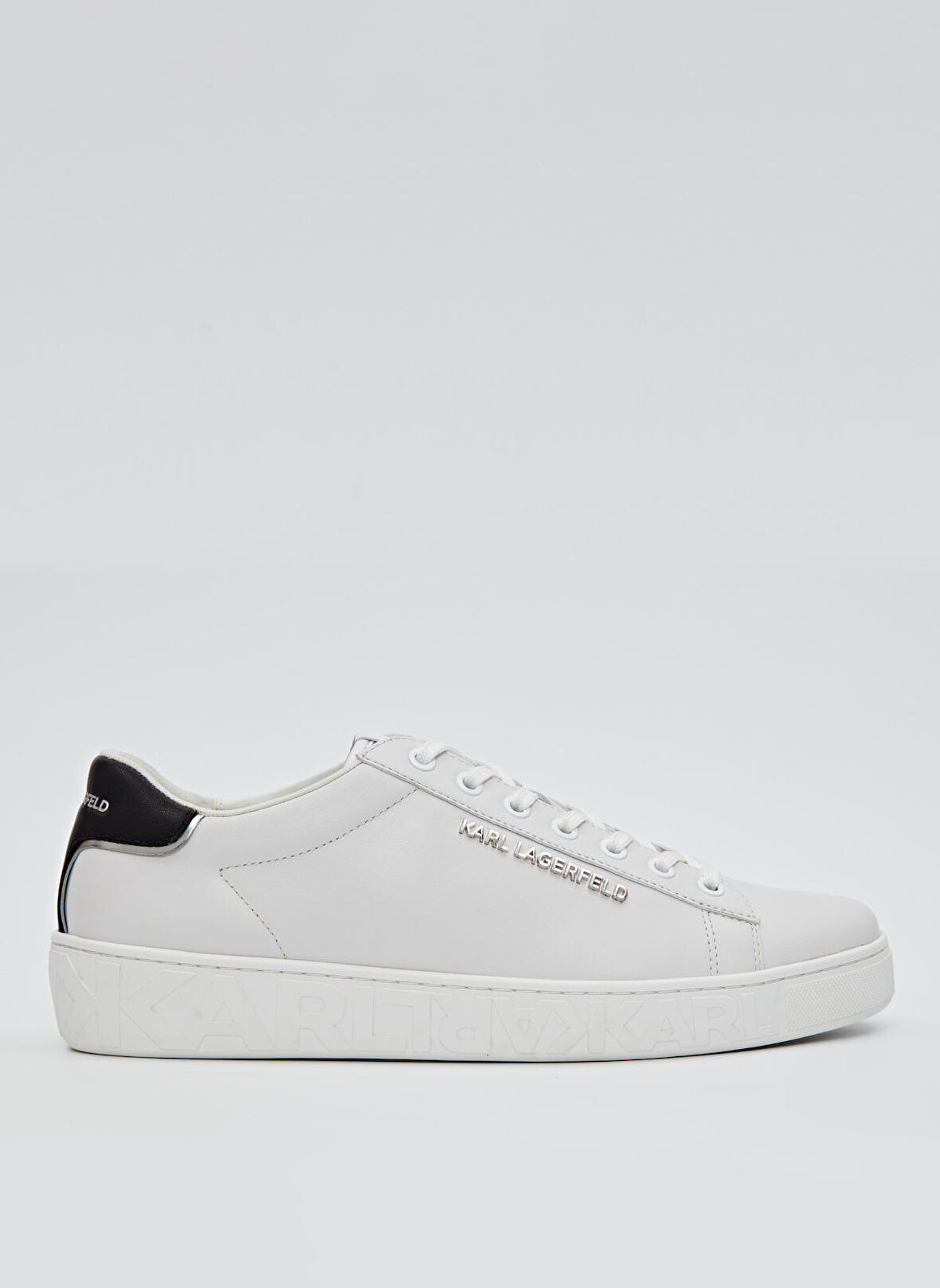 KARL LAGERFELD Beyaz Erkek Sneaker KUPSOLE III Lo Lace Lthr