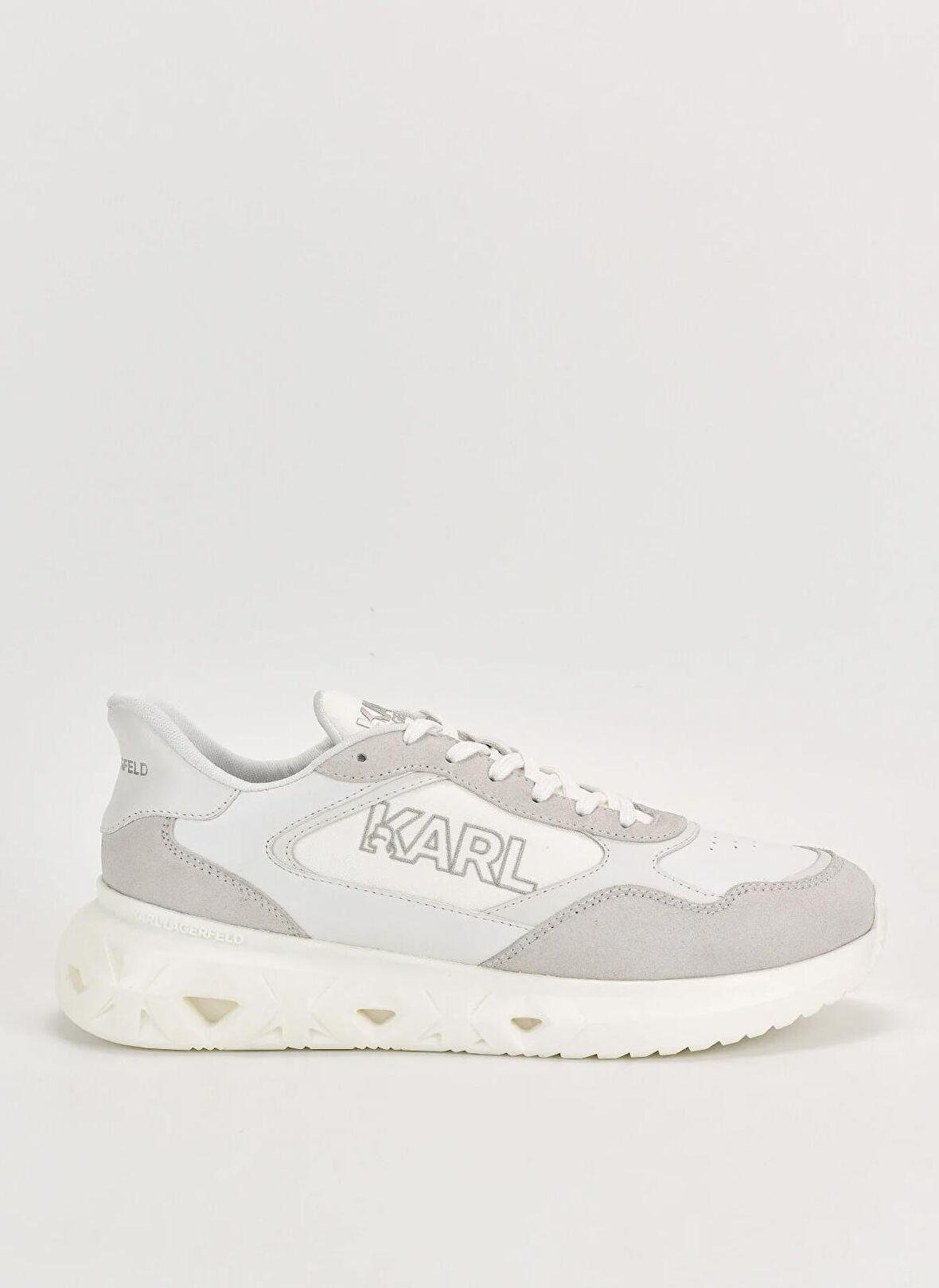 KARL LAGERFELD Beyaz Erkek Sneaker K/KITE RUN Karl Logo Lo Lace