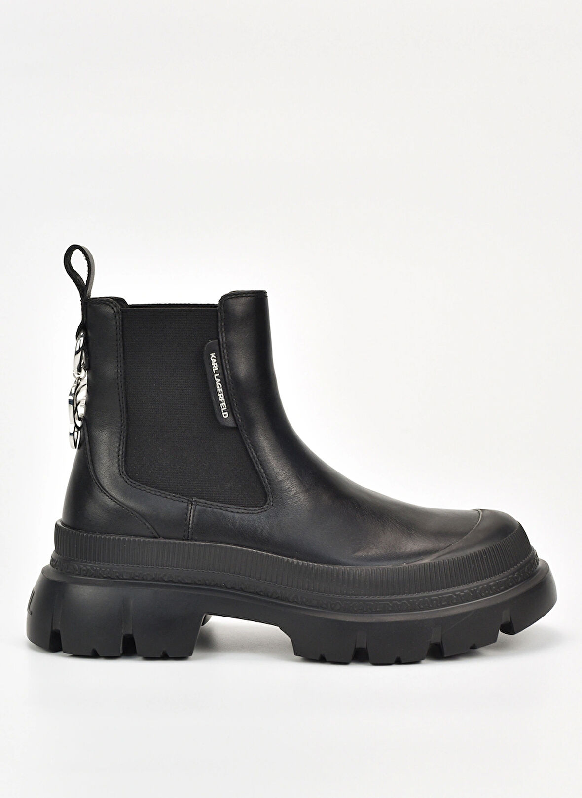 KARL LAGERFELD Deri Siyah Kadın Bot KL43534 00X