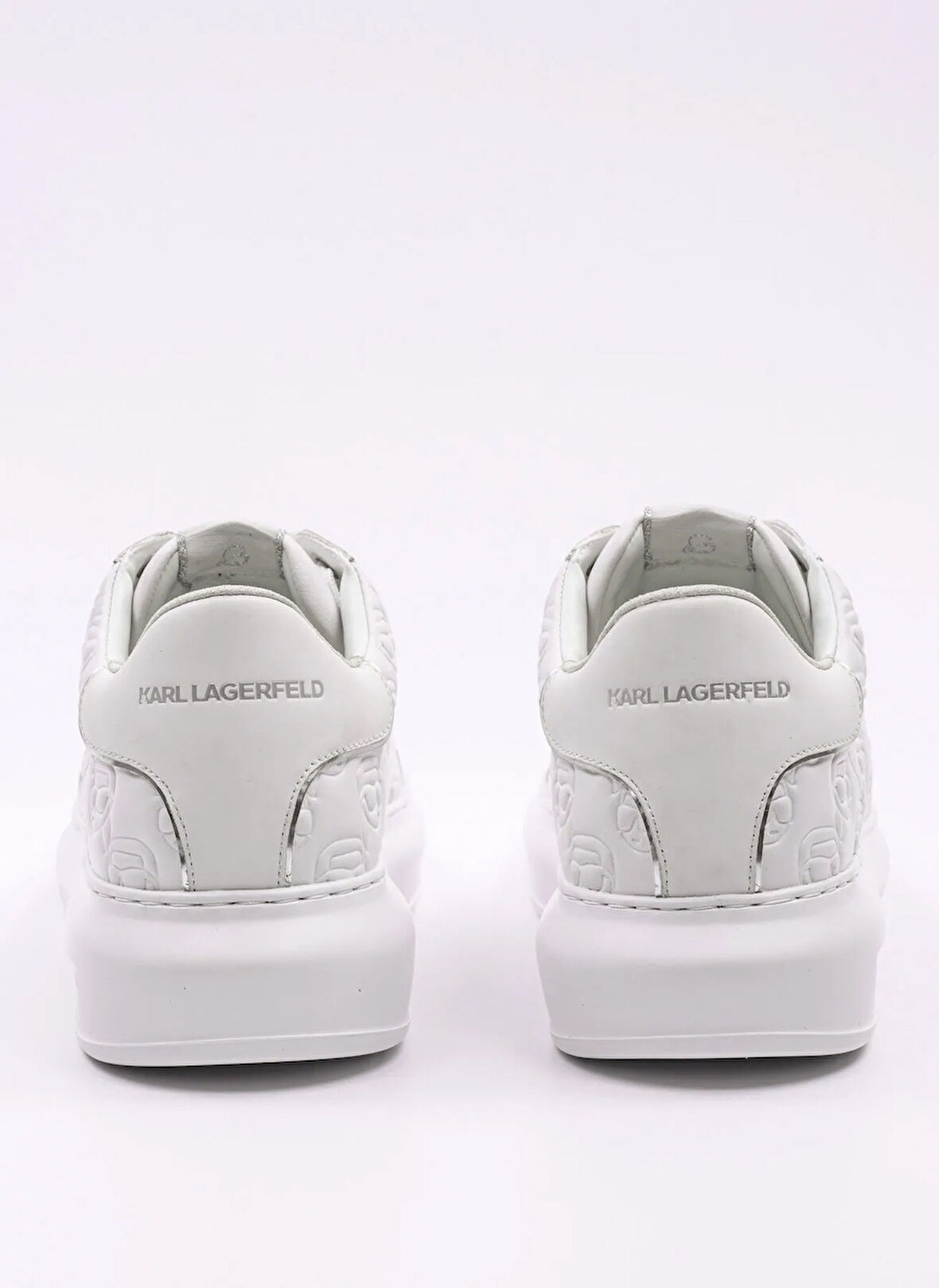 KARL LAGERFELD Beyaz Erkek Sneaker KAPRI MENS NFT Emboss Lo Lace