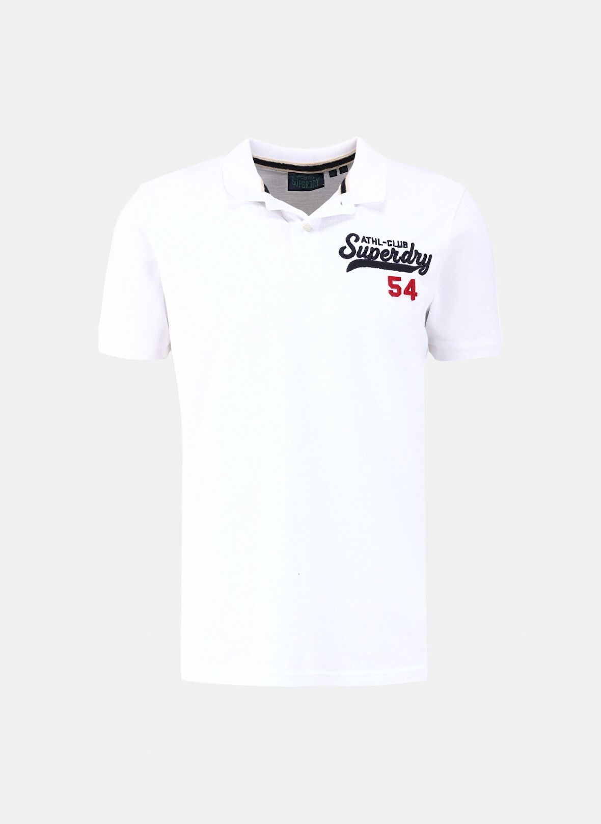 Superdry Baskılı Beyaz Erkek Polo T-Shirt M1110349A01C_APPLIQUE CLASSIC FIT P