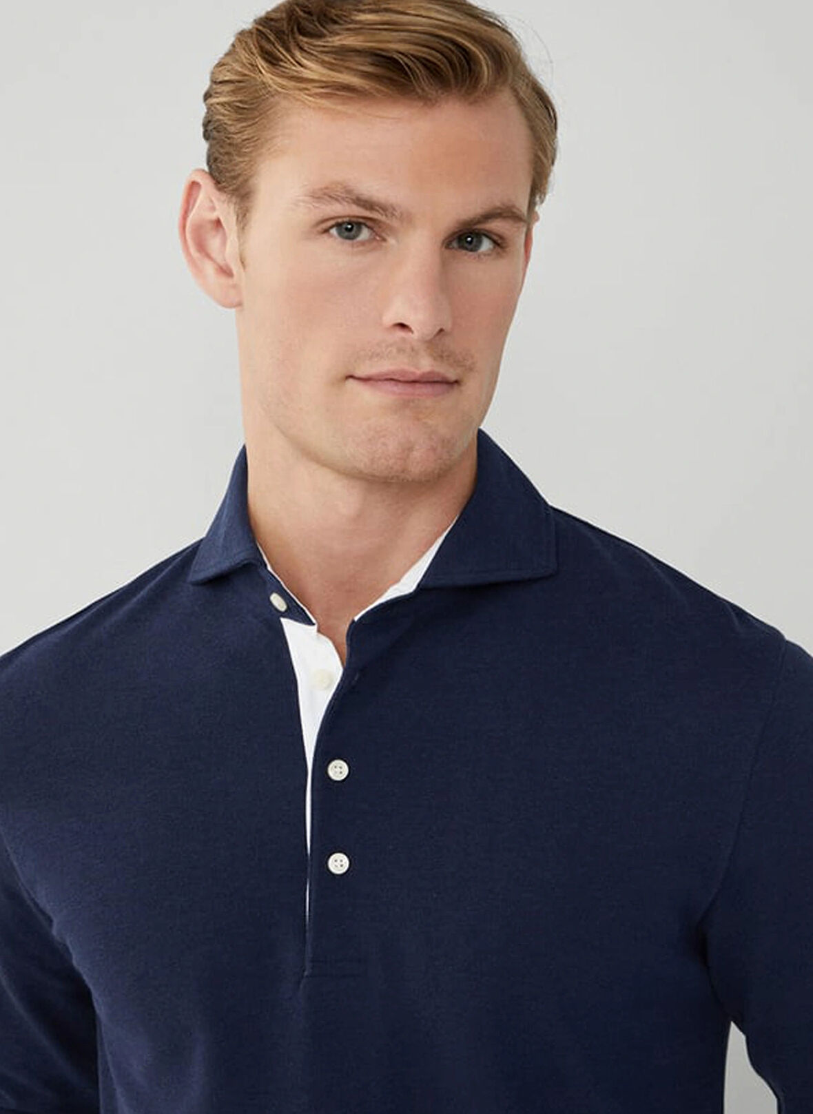 Hackett Lacivert Erkek Polo T-Shirt HM550959