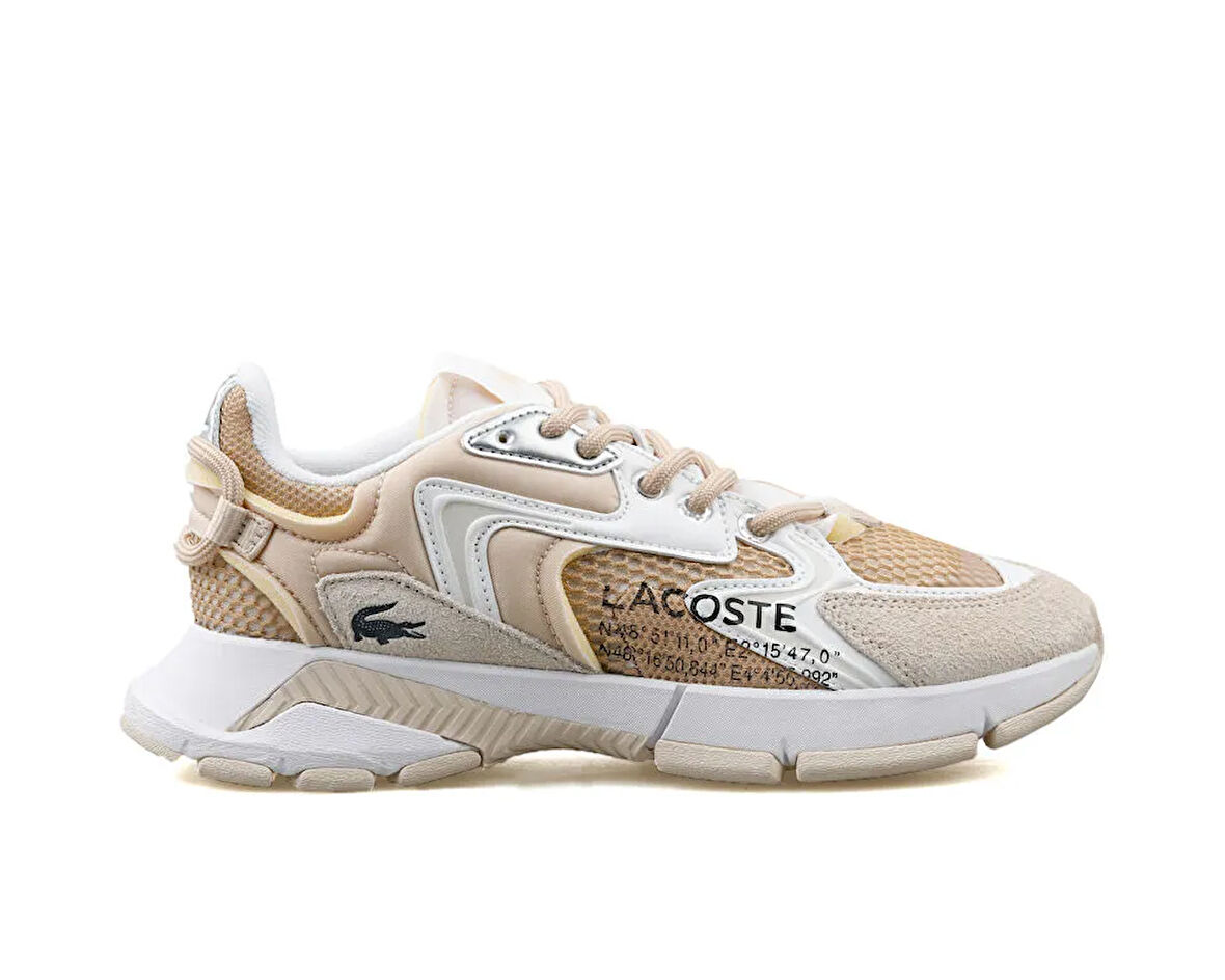 Lacoste L003 Neo 8Hd1 Erkek Günlük Ayakkabı 747SMA0103-LT3 Krem