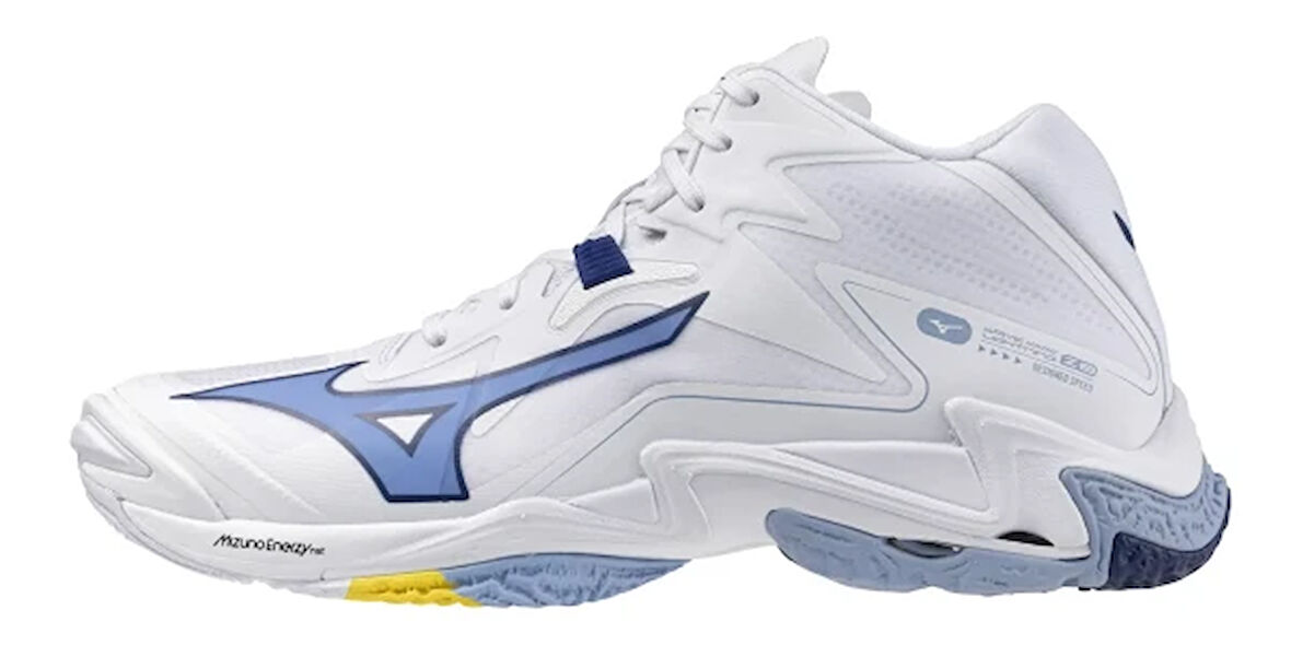 Wave Lightning Z8 MID Unisex Voleybol Ayakkabısı Beyaz / Mavi