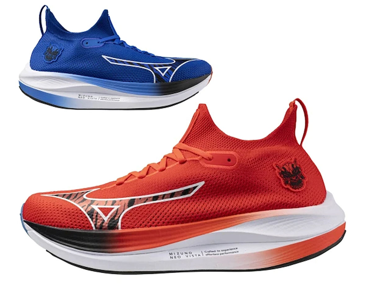 Mizuno Neo Vista Oni Pack Erkek Koşu Ayakkabısı Mavi / Kırmızı