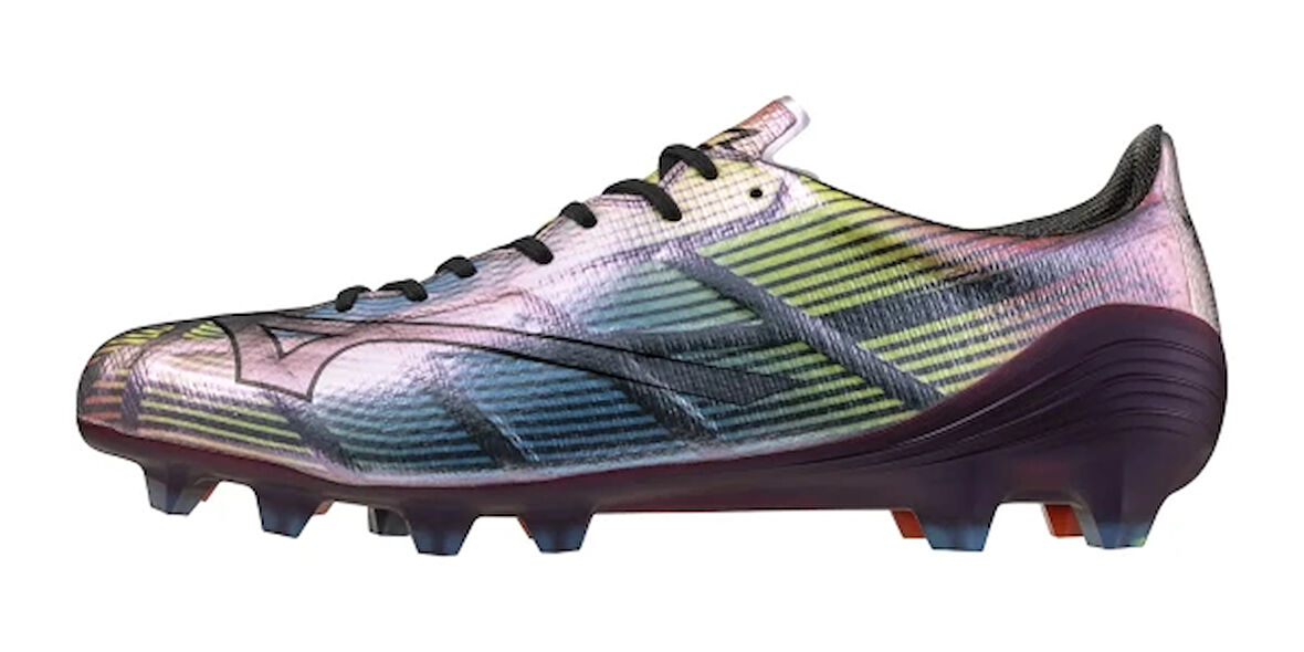 Mizuno Alpha 2 Japan Erkek Krampon Gri / Renkli