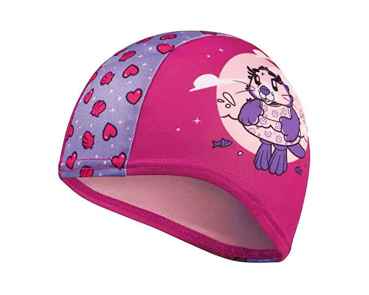 Speedo Printed Poly Cap iu Pink/Purple Çocuk Bonesi 8-1224114676 Pembe