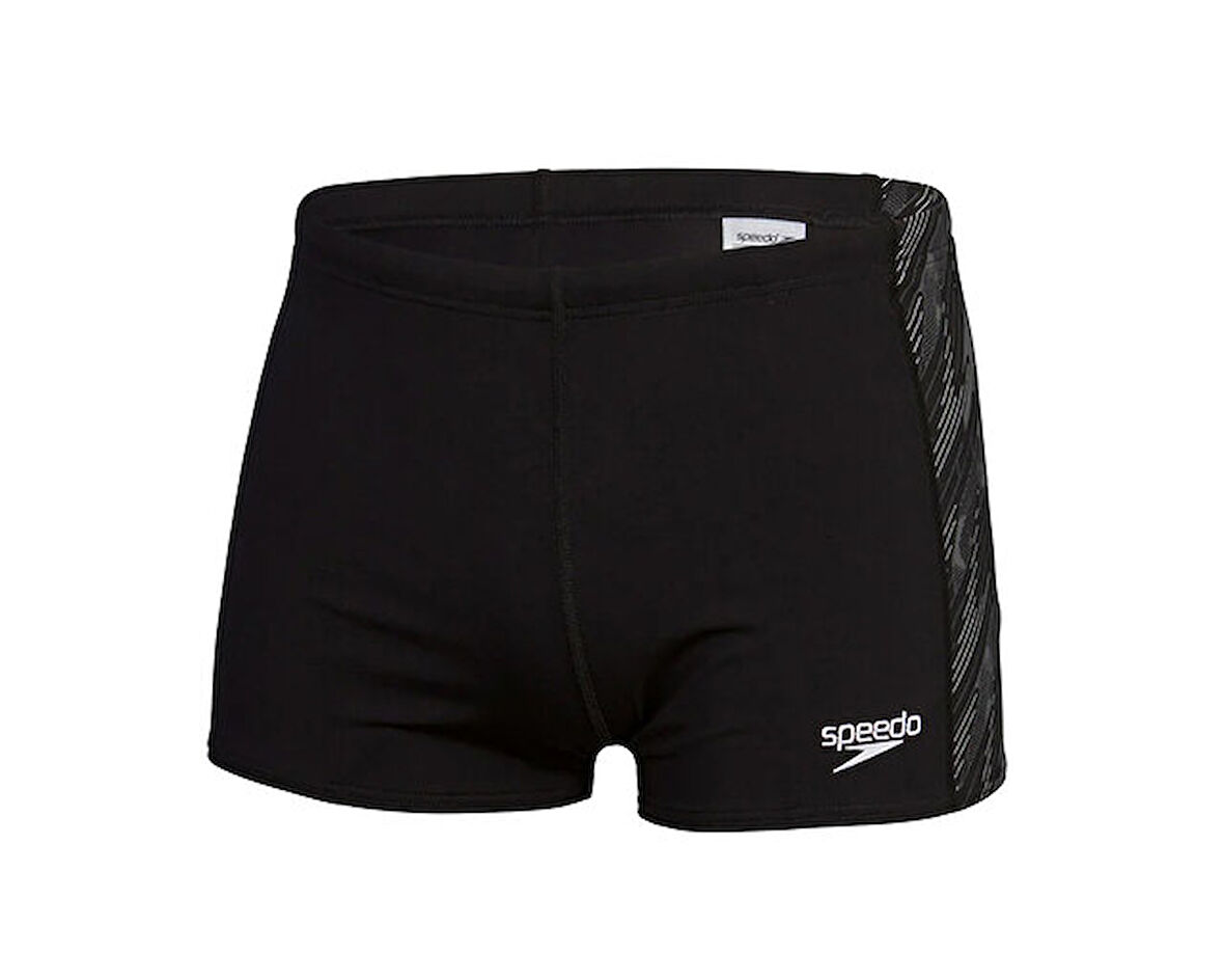 Speedo Hyperboom Pnl Asht Am Blk/Wht Erkek Yüzücü Mayosu 8-00301417216 Siyah