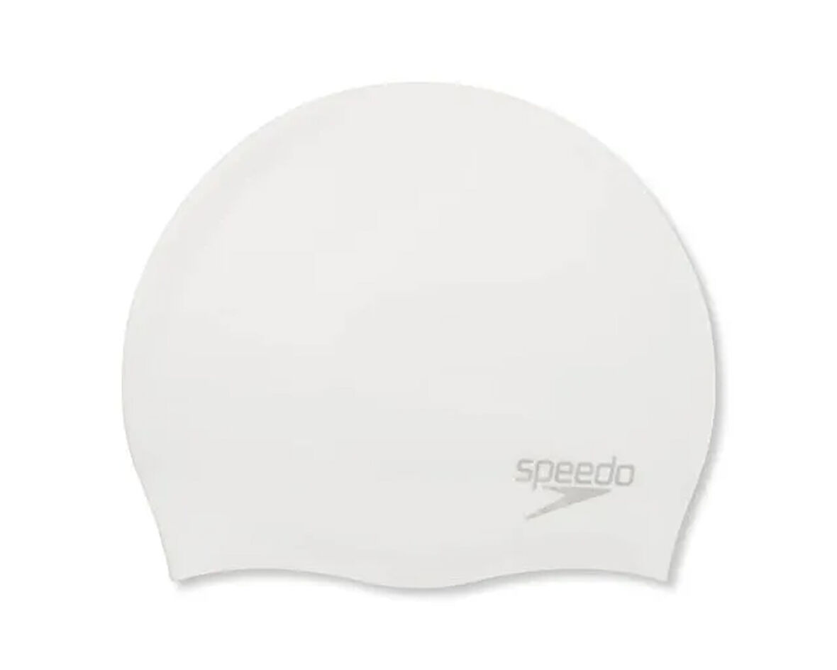 Speedo Moulded Silc Cap Au White Bone 8-7098417614 Beyaz