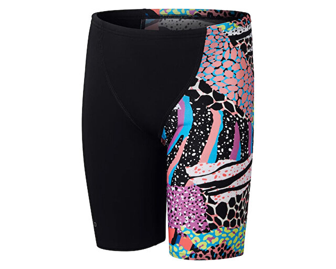 Speedo Plmt Vcut Digi Jam Jm Multi/Red Erkek Çocuk Mayosu 8-00318317327 Kırmızı