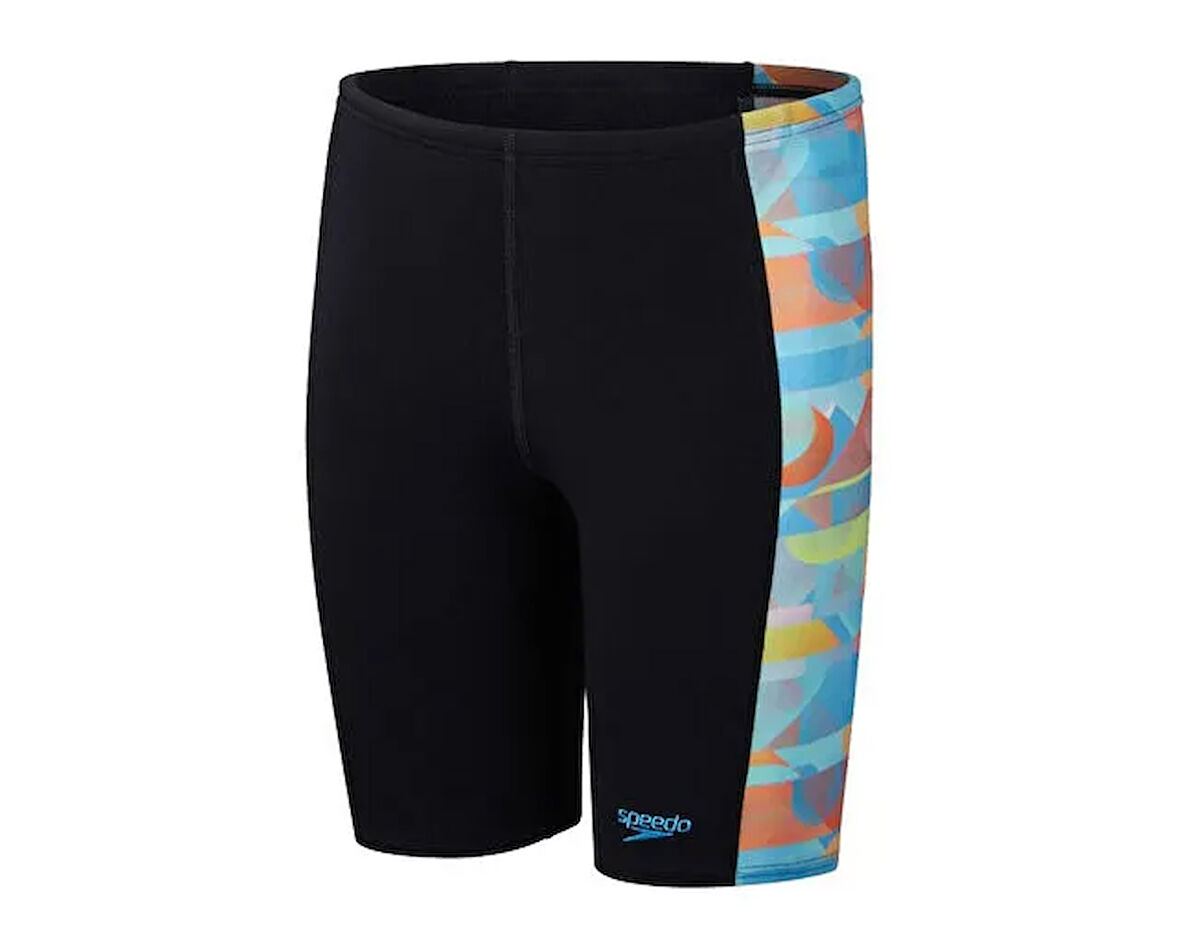 Speedo Digi Alov Panl Jammer Jm Black/Blue Erkek Çocuk Mayosu 8-00315817593 Siyah