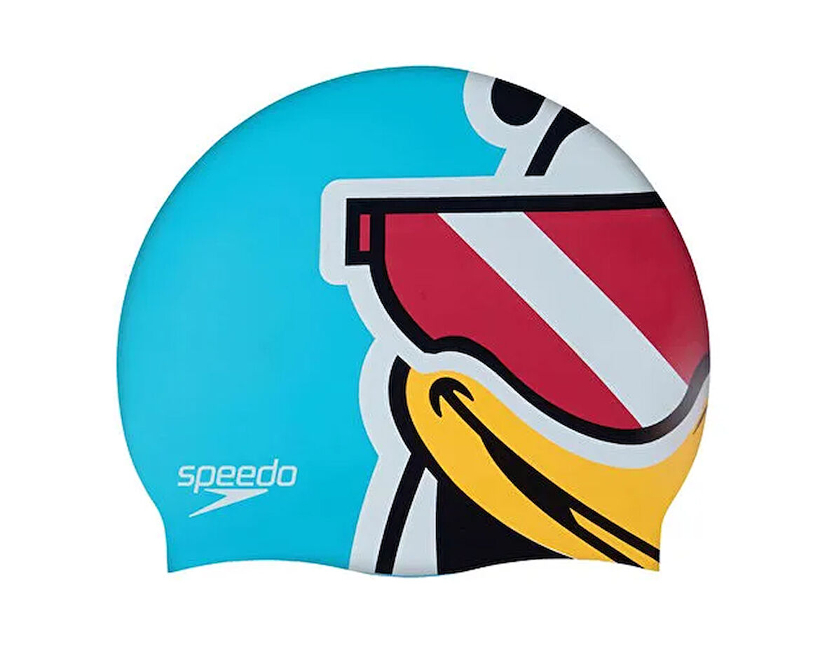 Speedo Printed Character Cap iu Blue Çocuk Bonesi 8-00232606348 Mavi