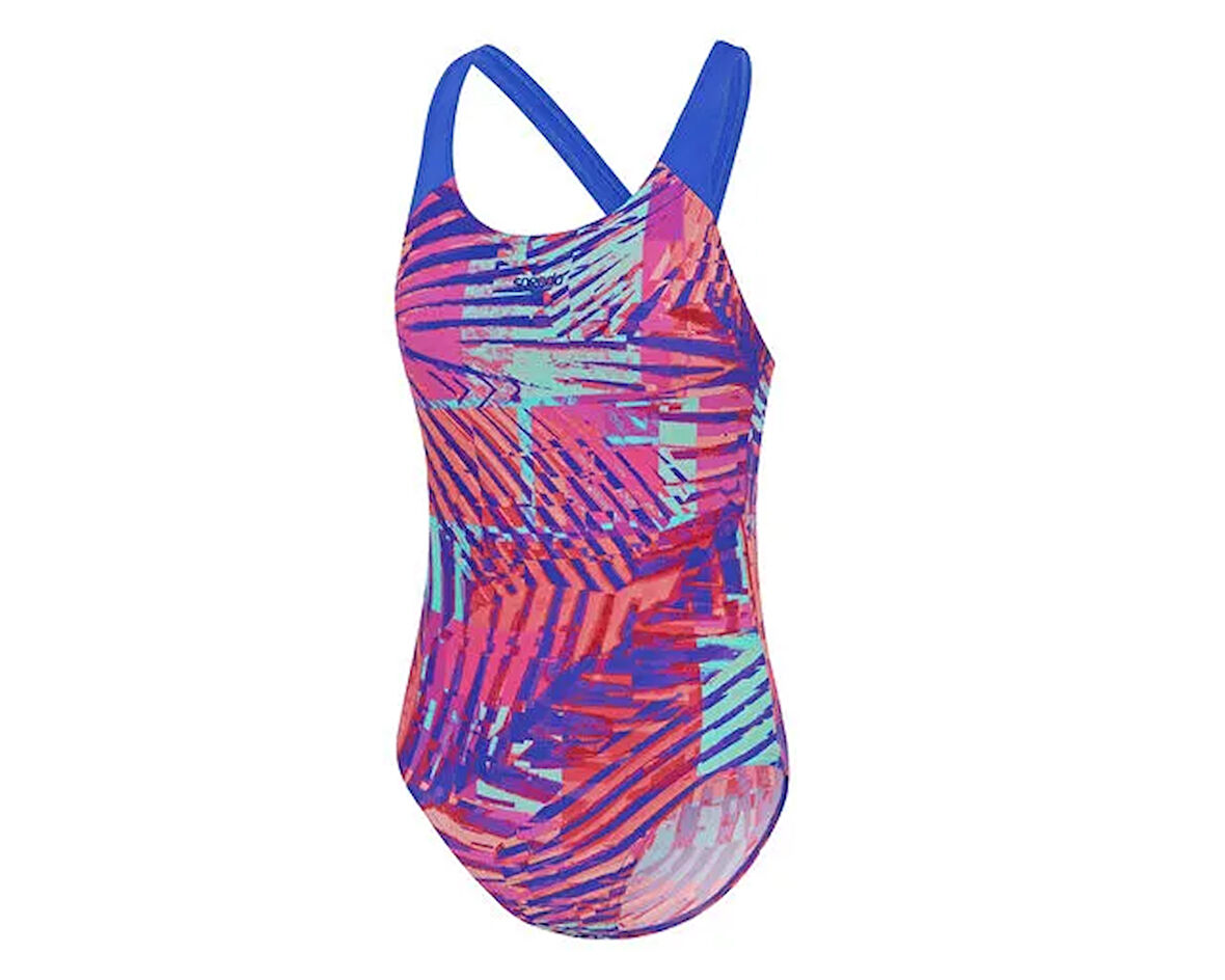 Speedo Digi Alv Spbk Jf Blue Çocuk Yüzücü Mayosu 8-00262318163 Mavi