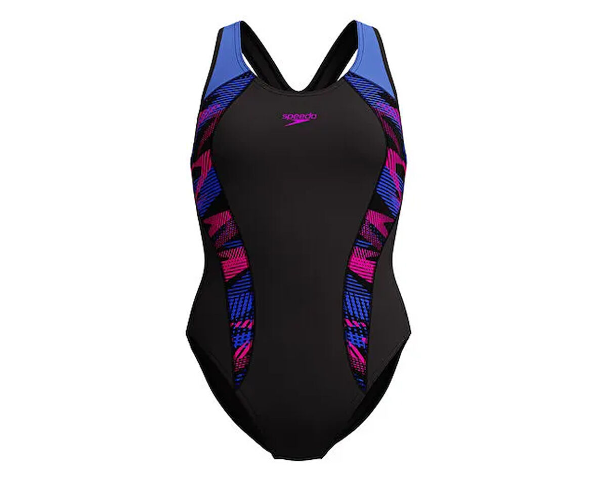 SPEEDO SPEEDO PLMT PT LNBK AF BLACK Kadın Yüzme Mayosu 8-00305418177 Siyah