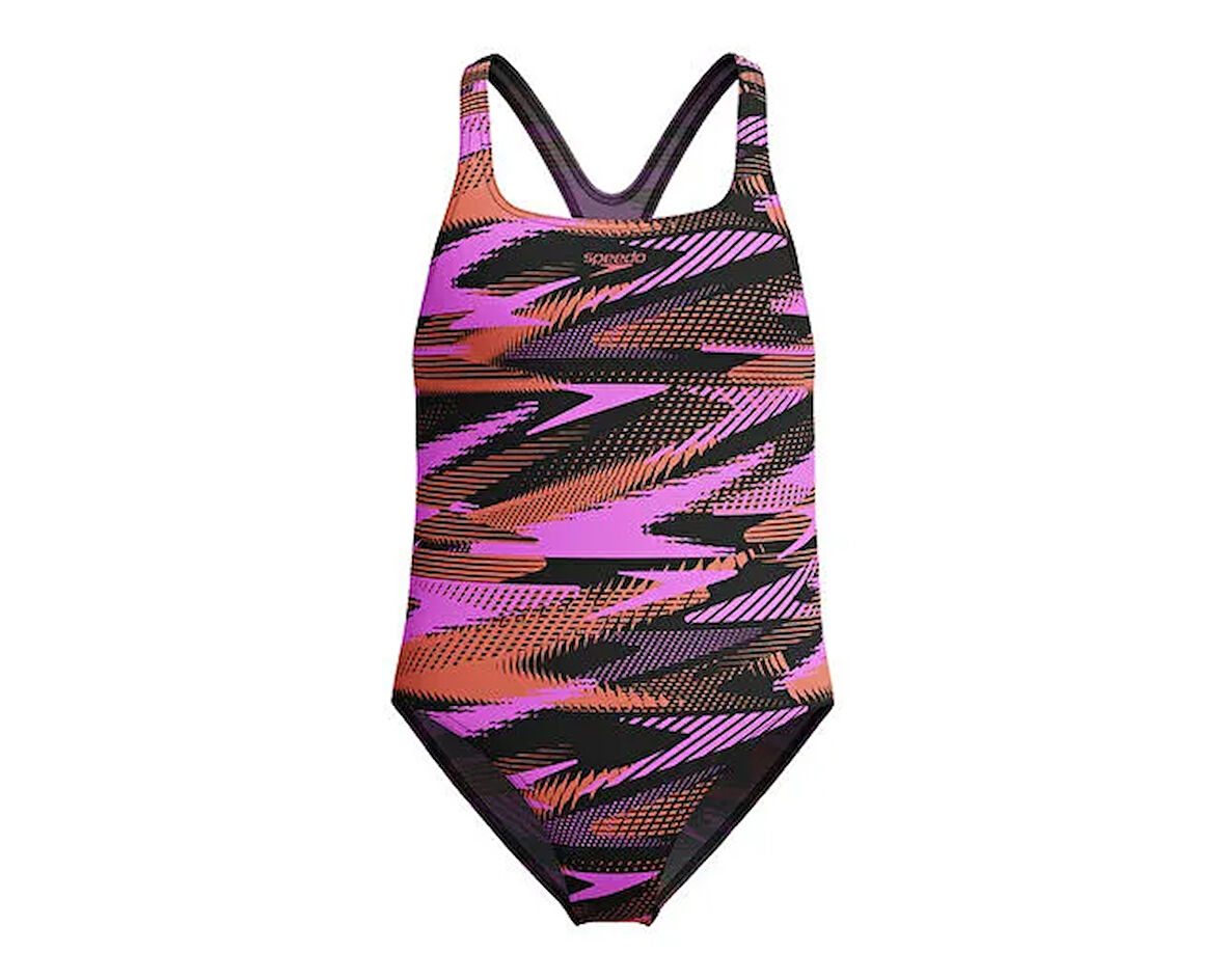 Speedo Hyperboom Alv Mdlt Jf Purple Kız Çocuk Mayosu 8-00372818290 Mor
