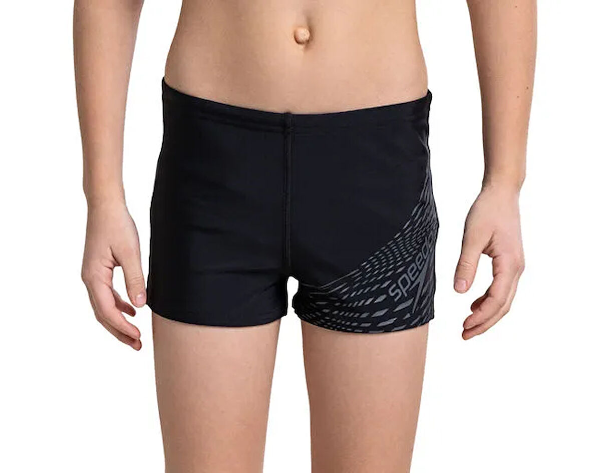Speedo Medley Logo Jm Asht Grey Erkek Çocuk Mayosu 8-1241018625 Gri