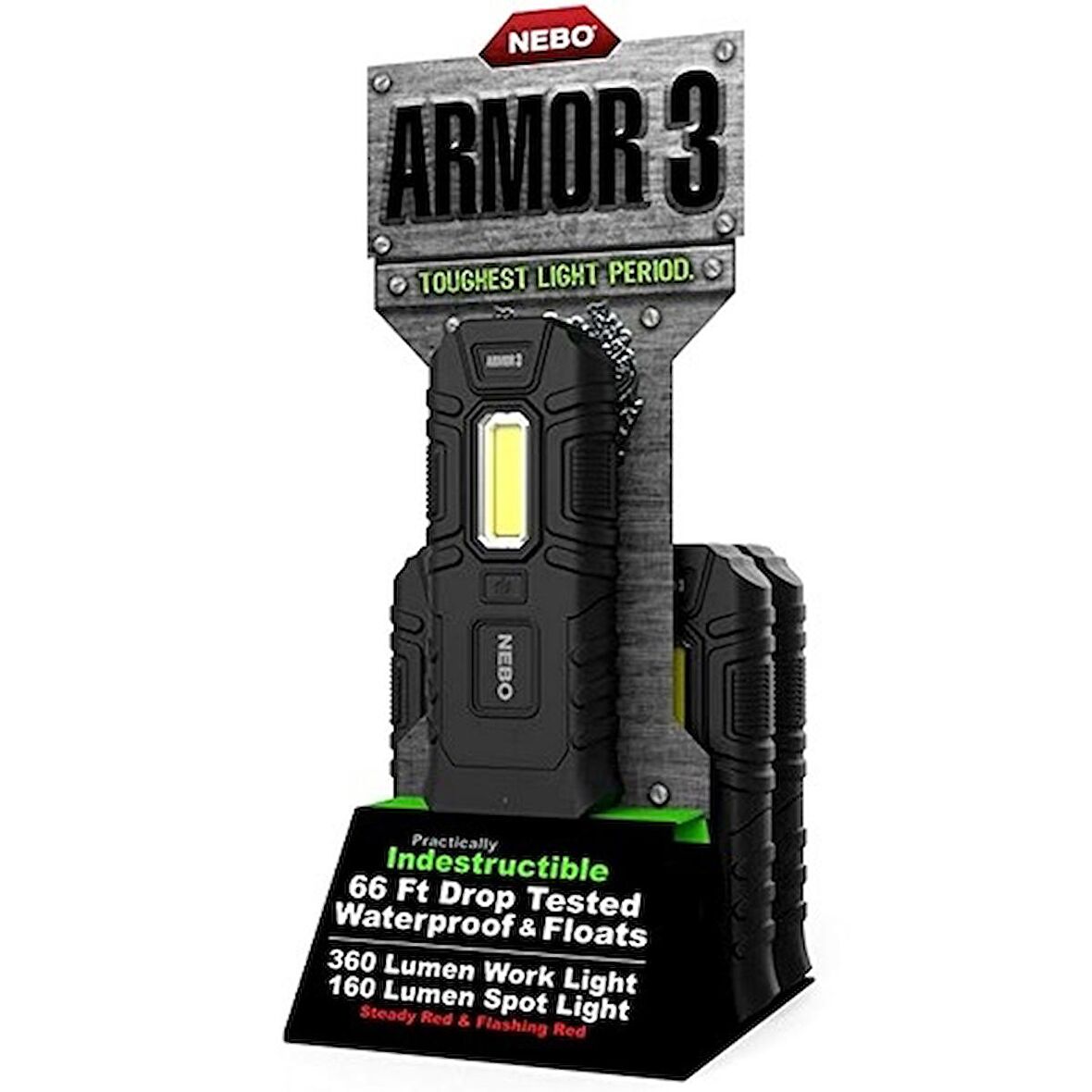 Nebo 6526 Armor 3 360 Lümen LED Fener