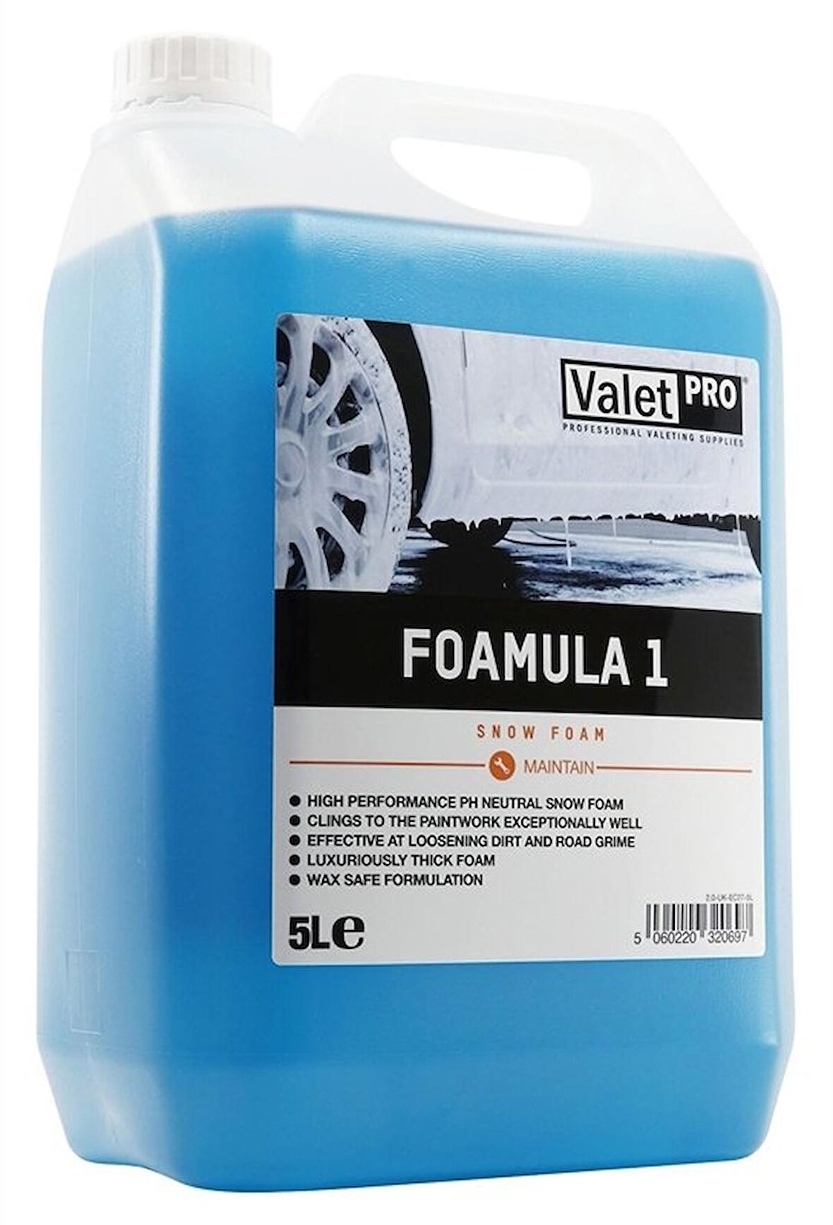 Valet Pro Foamula 1 Ph Nötr Yıkama Köpüğü 5 L