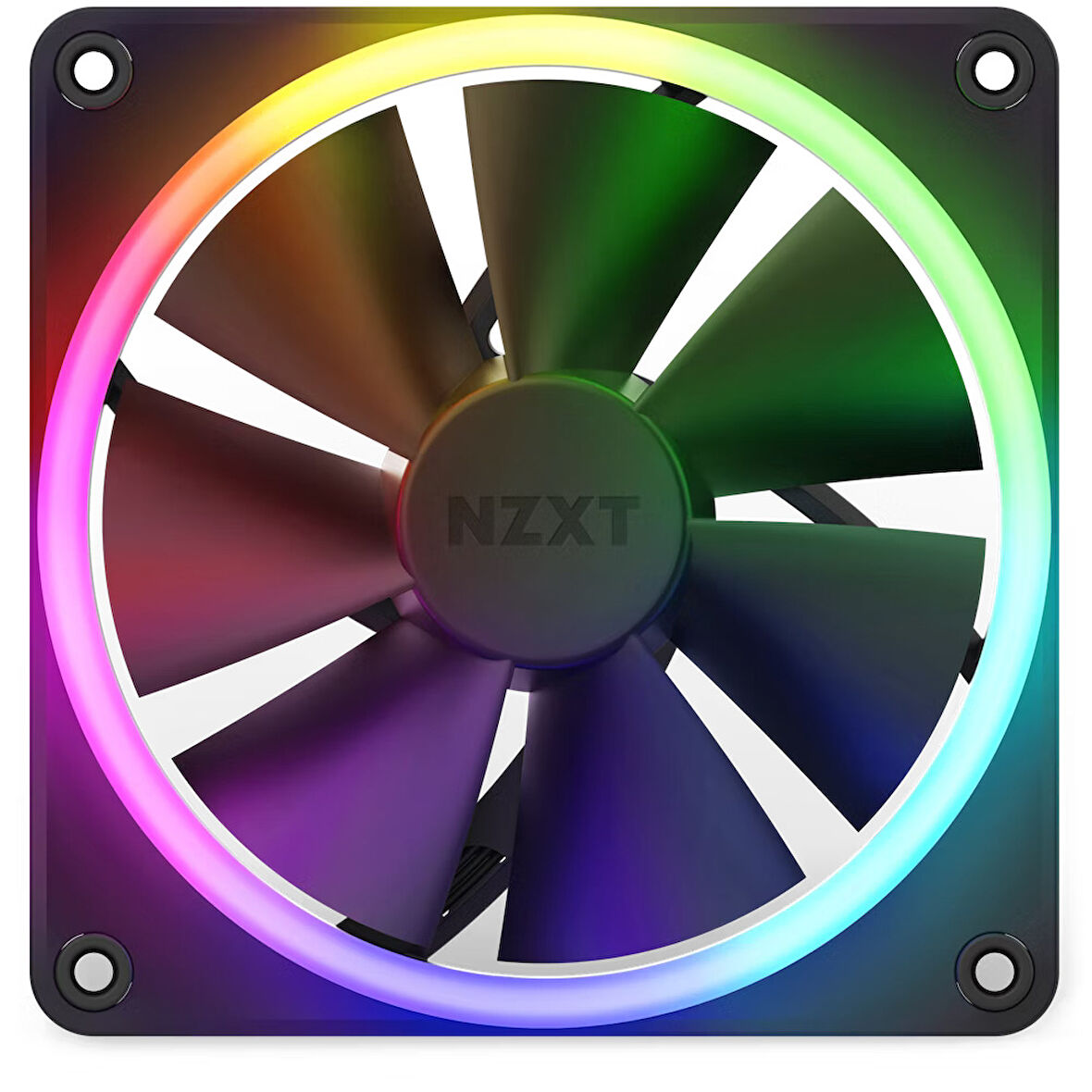 NZXT F120 RGB RF-R12SF-B1 Siyah 12 cm Kasa Fanı