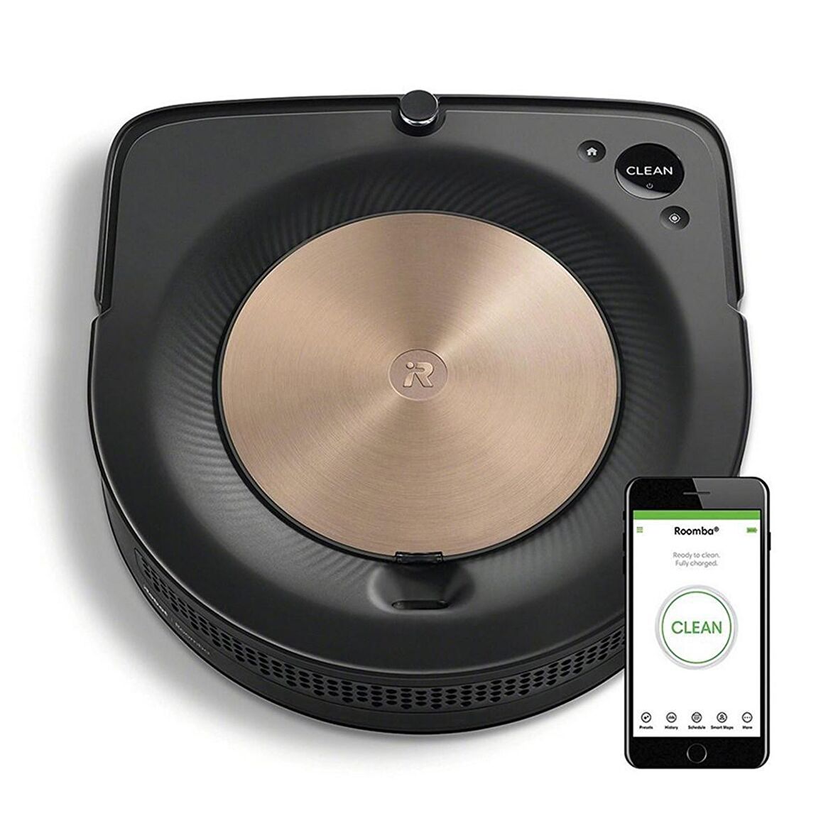 iRobot Roomba S9+ Plus Akıllı Haritalamalı Navigasyonlu Hepa Filtreli Siyah Robot Süpürge