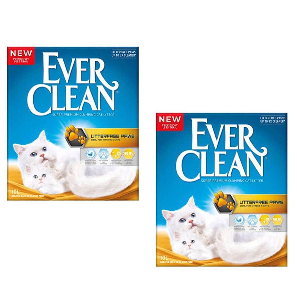 Ever Clean LitterFree Paws Patilere Yapışmayan Kedi Kumu 2 x 10 Lt