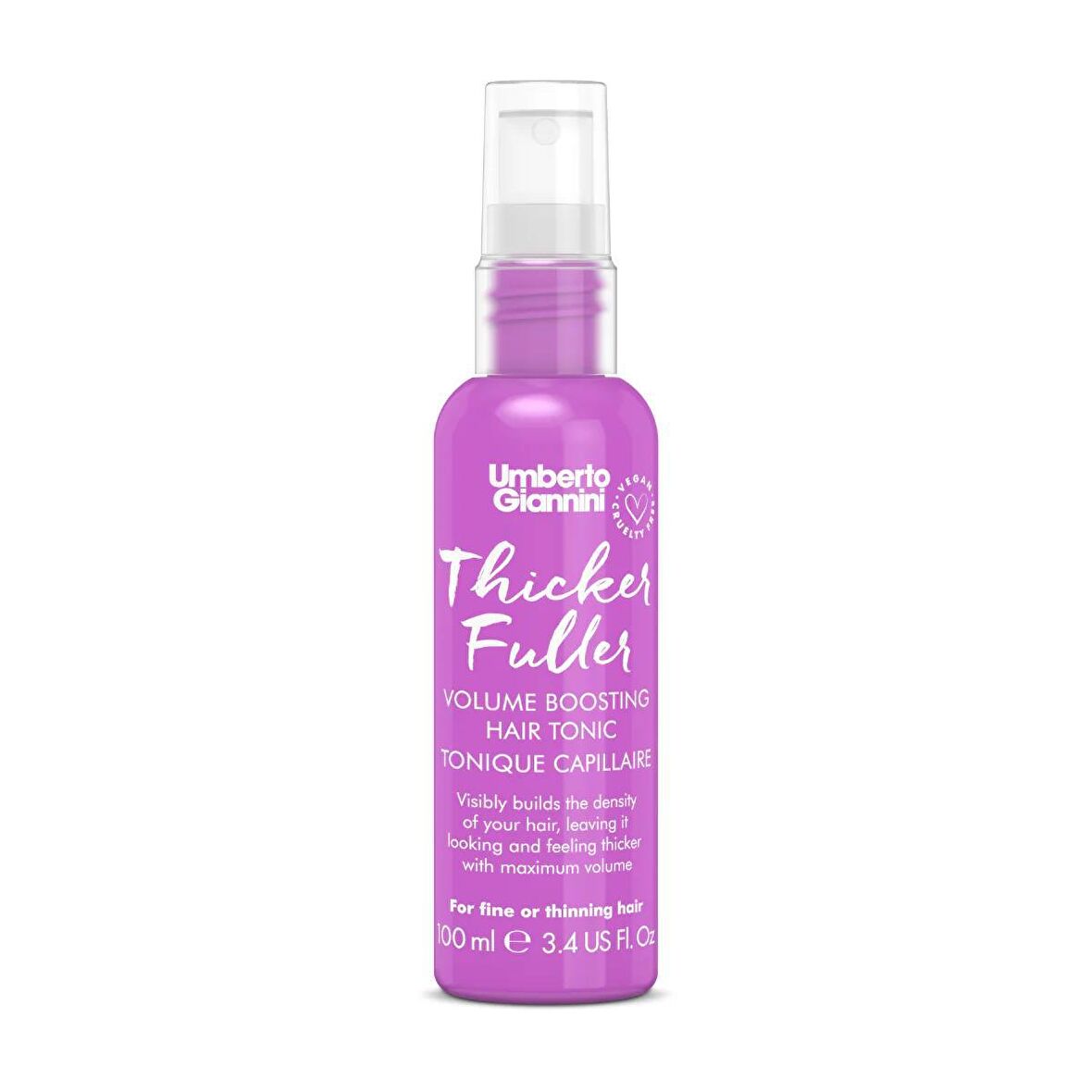 Volume Boost Thicker Fuller Hacim Arttırıcı Vegan Saç Bakım Toniği 100 ML