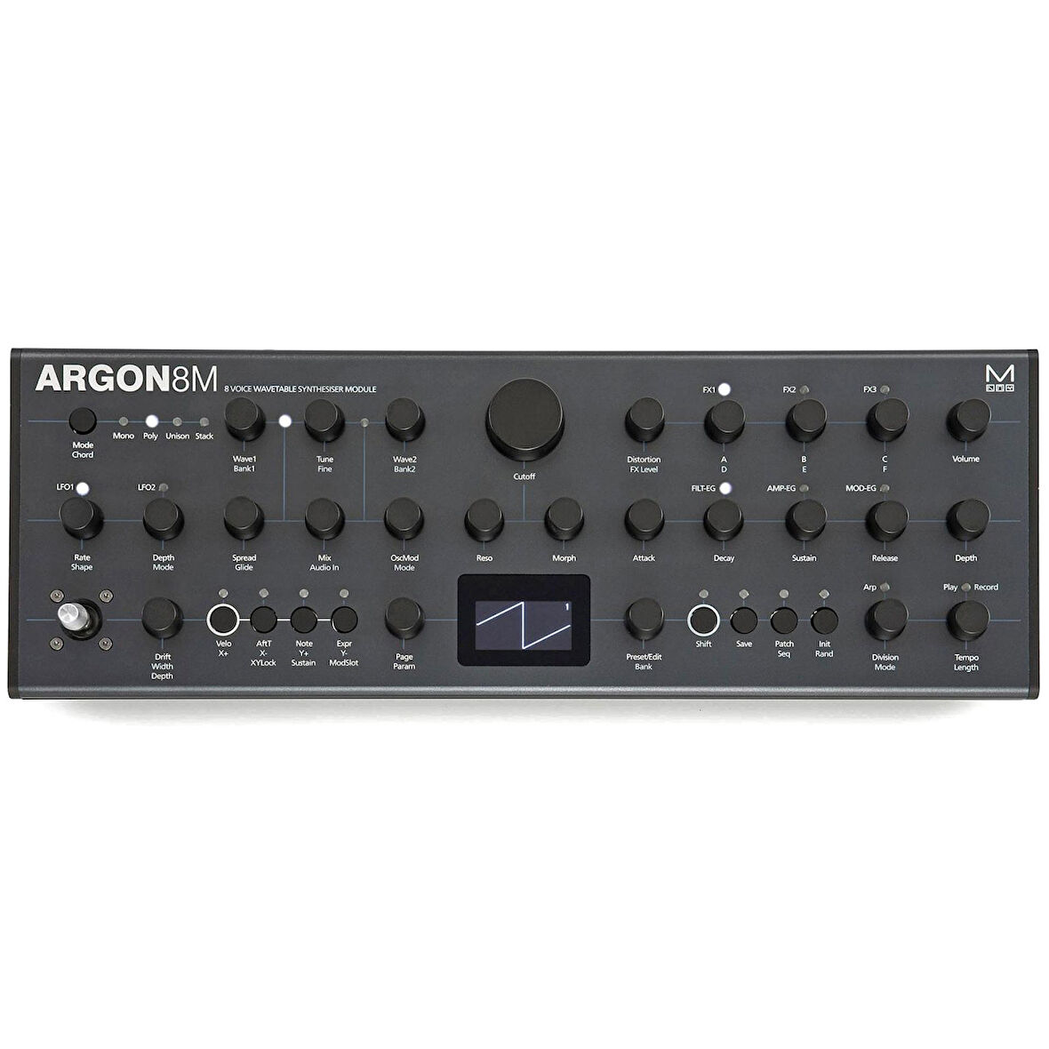 ARGON8M / 8-Voice Polyphonic Wavetable Synthesizer