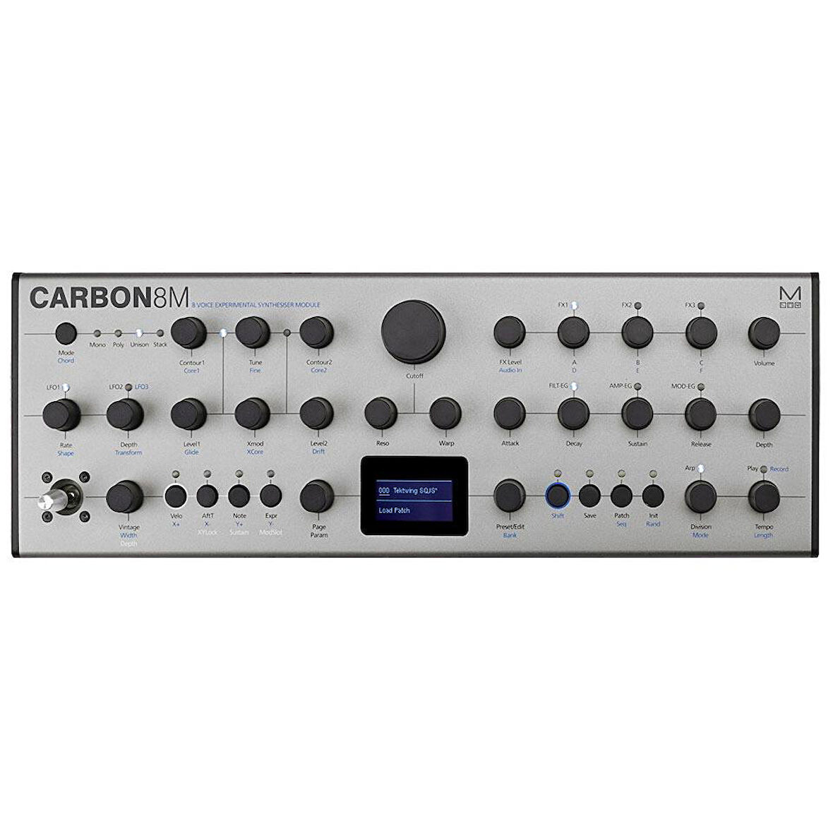 CARBON8M / 8-Voice Experimental Synthesizer