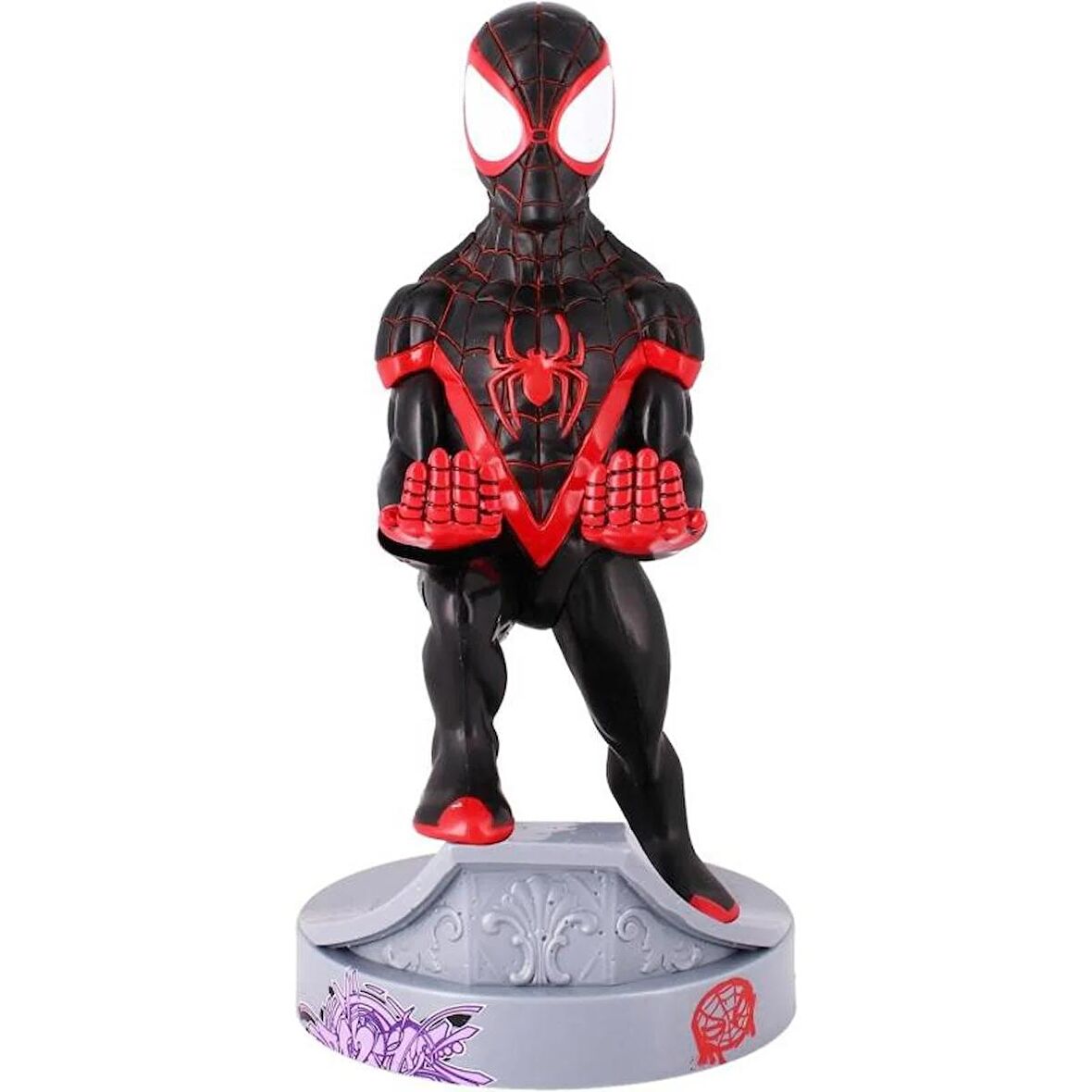 Spider Man Miles Morales Dualsense Dualshock Oyun Kolu Kablo Tutucu Telefon Uyumlu Cable Guys Lisanslı Orijinal