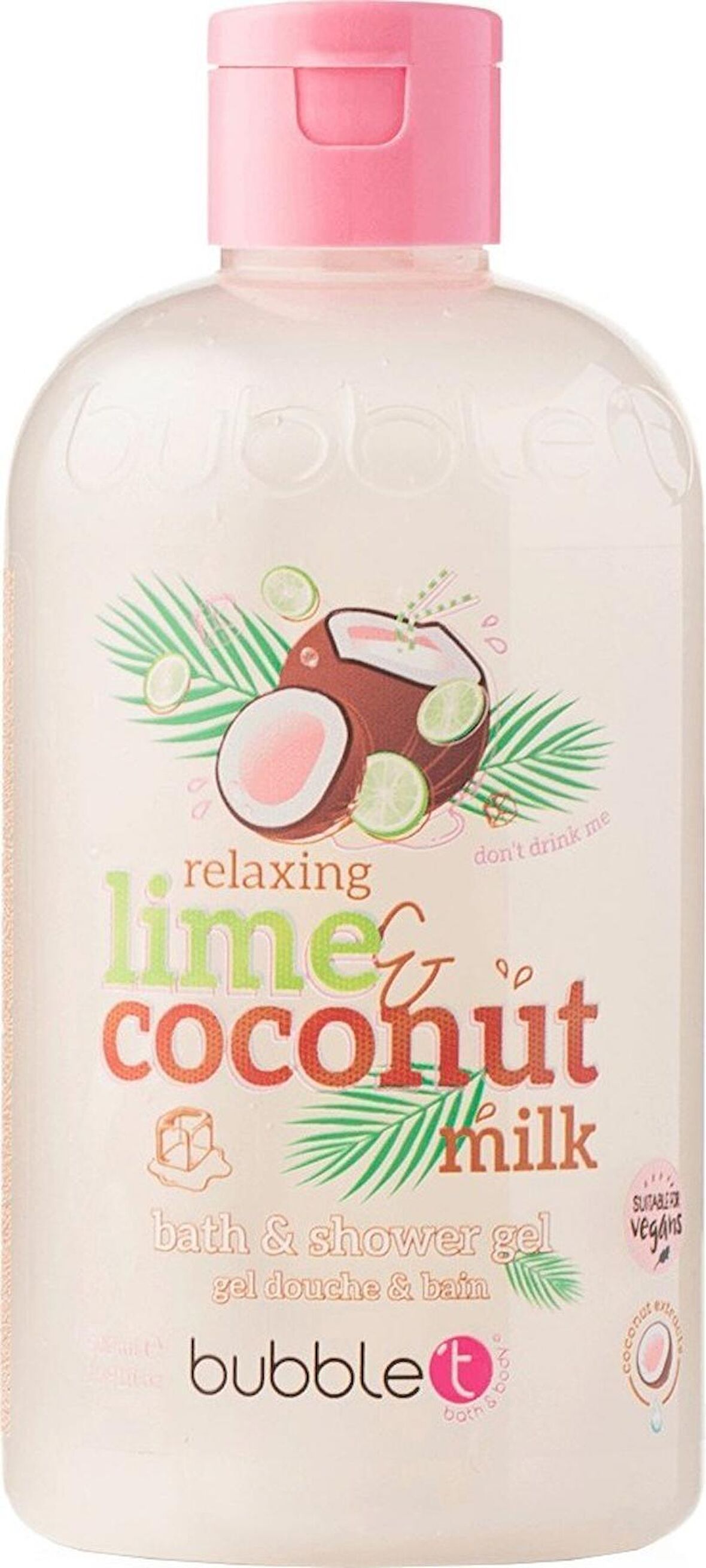 Buuble T Bath & Shower Gel in Coconut & Lime (500ml) BT1001LCC