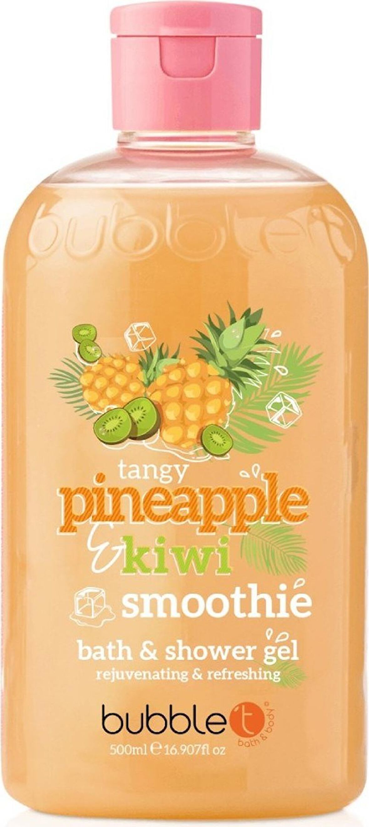 Buuble T Bath & Shower Gel in Pineapple & Kiwi (500ml) BT1001PK