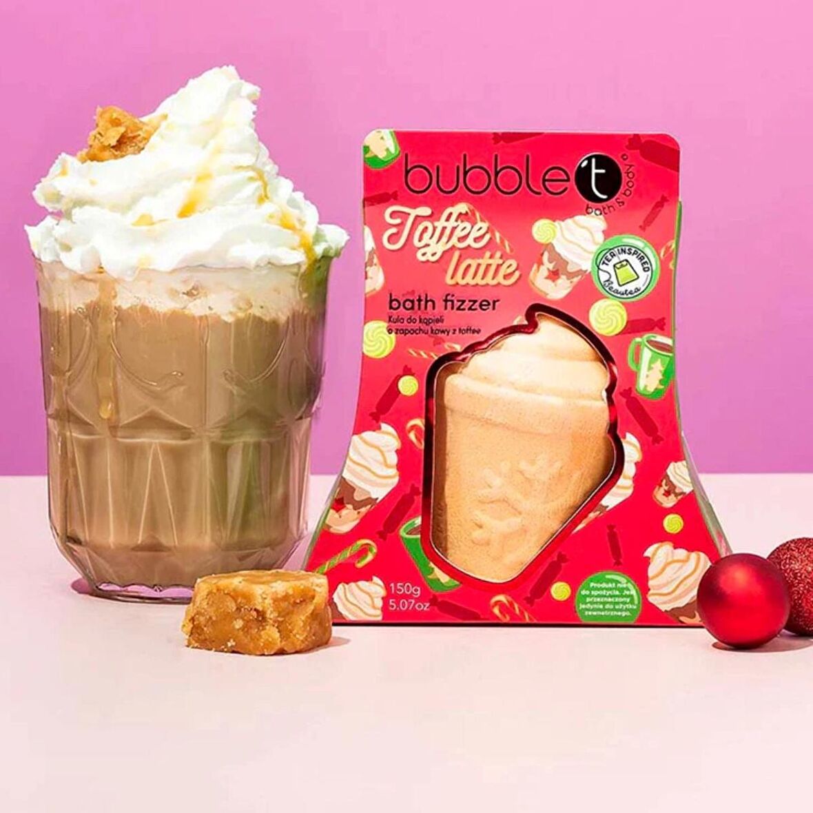 Bubble T Noveltea Toffee Latte Banyo Topu 150 gr BTN1002TL