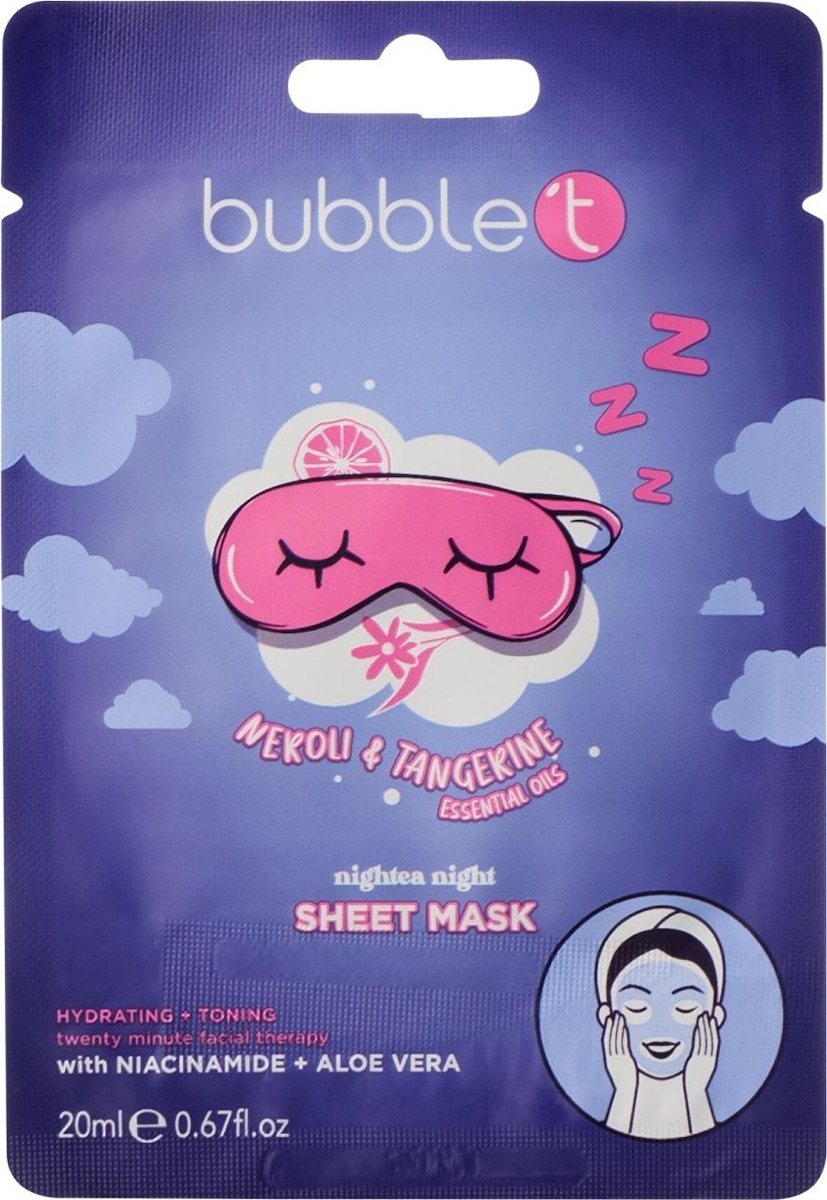 Bubble T Neroli & Mandalina  Kokulu Yüz Maskesi 20 gr NN03NT