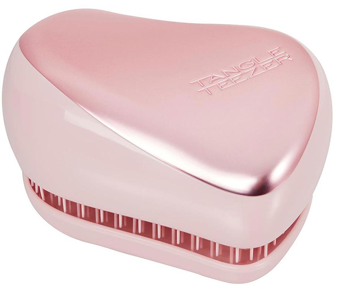 Tangle Teezer Compact Styler Pink Matte Chrome Saç Fırçası