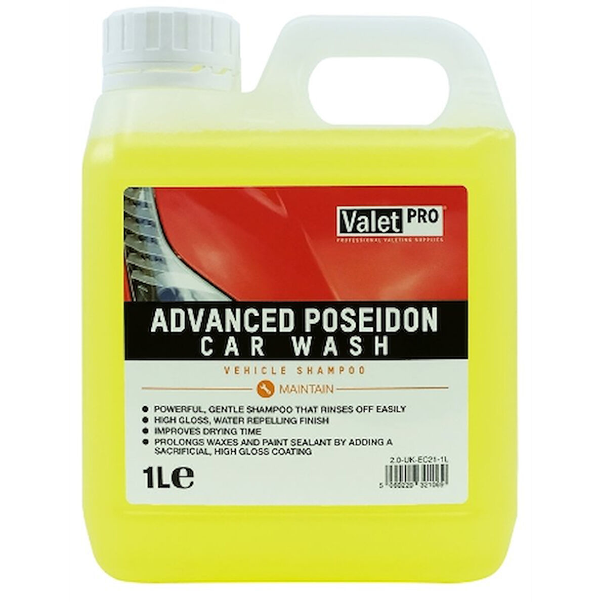 Valet Pro Advanced Poseidon - Cilalı Parlatıcı Şampuan 1 LT