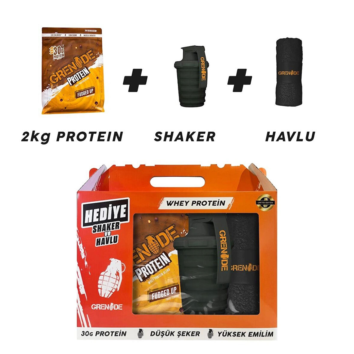 Grenade Whey Protein Tozu 2000 Gr Çikolata