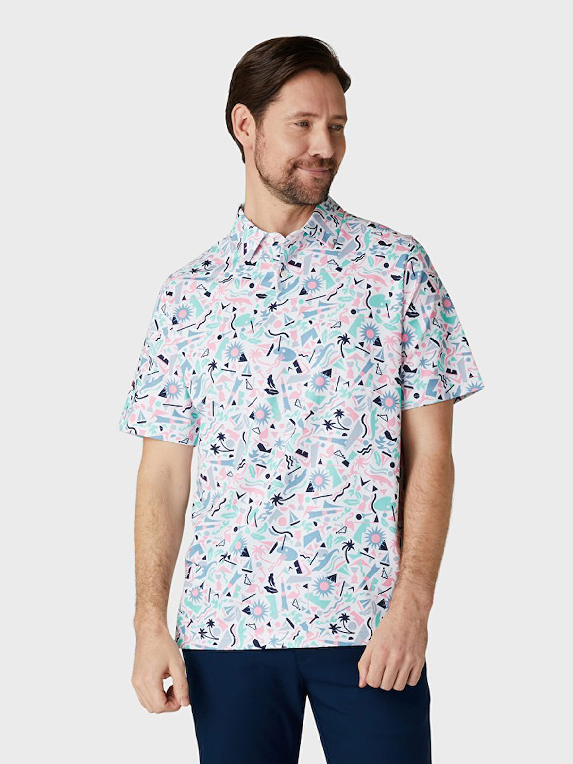 Callaway Emea SS Florida  Abstract Erkek Tshirt