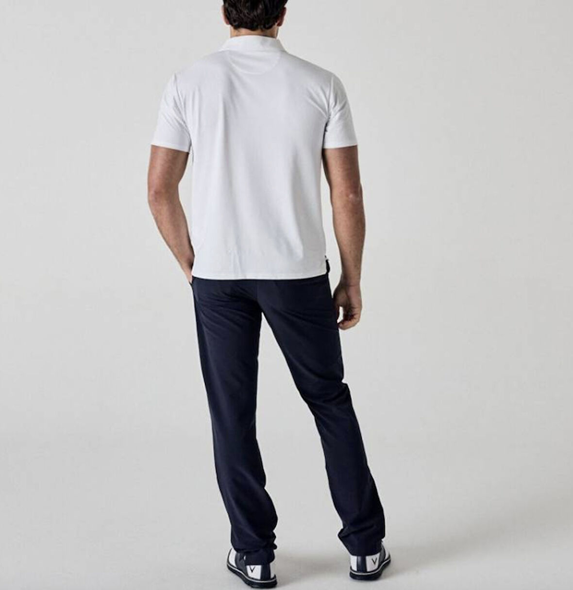 Callaway Sport LS Logo Block Polo Yaka Erkek Tshirt