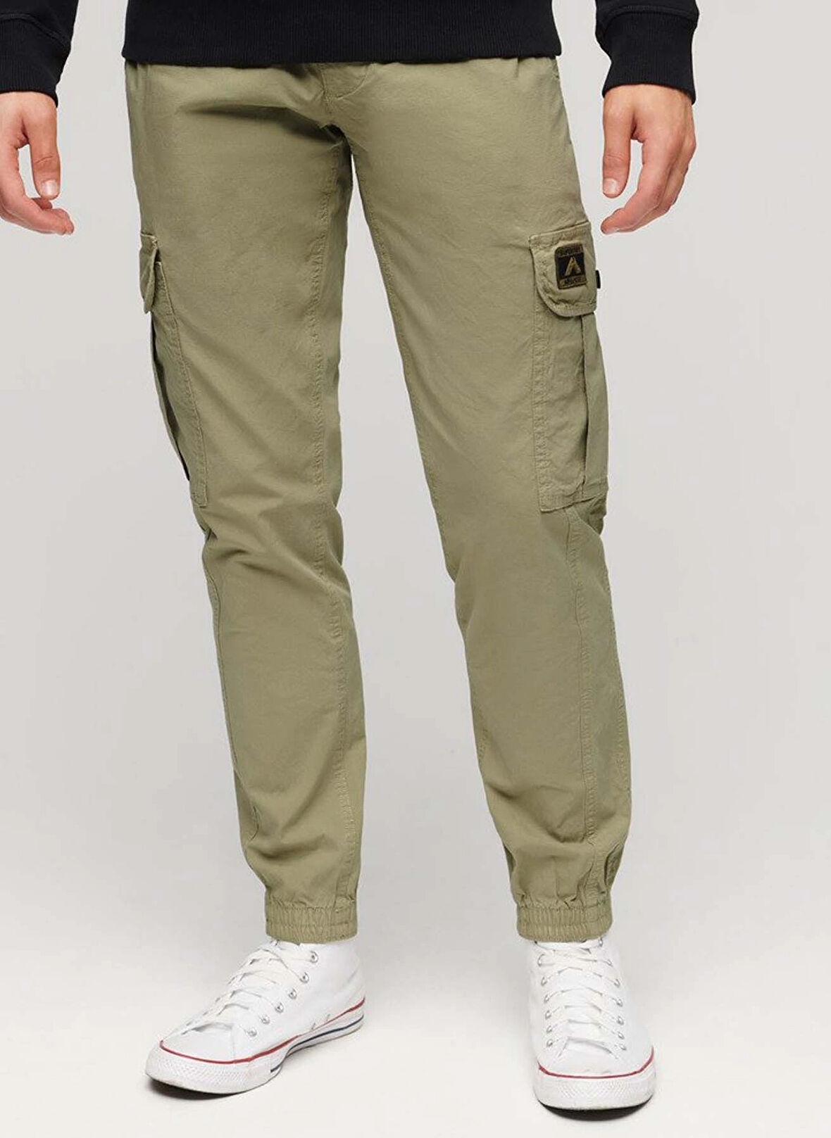 Superdry Lastikli Paça Haki Erkek Kargo Pantolon M7011131A1KH_PARA CARGO SLIM PANT