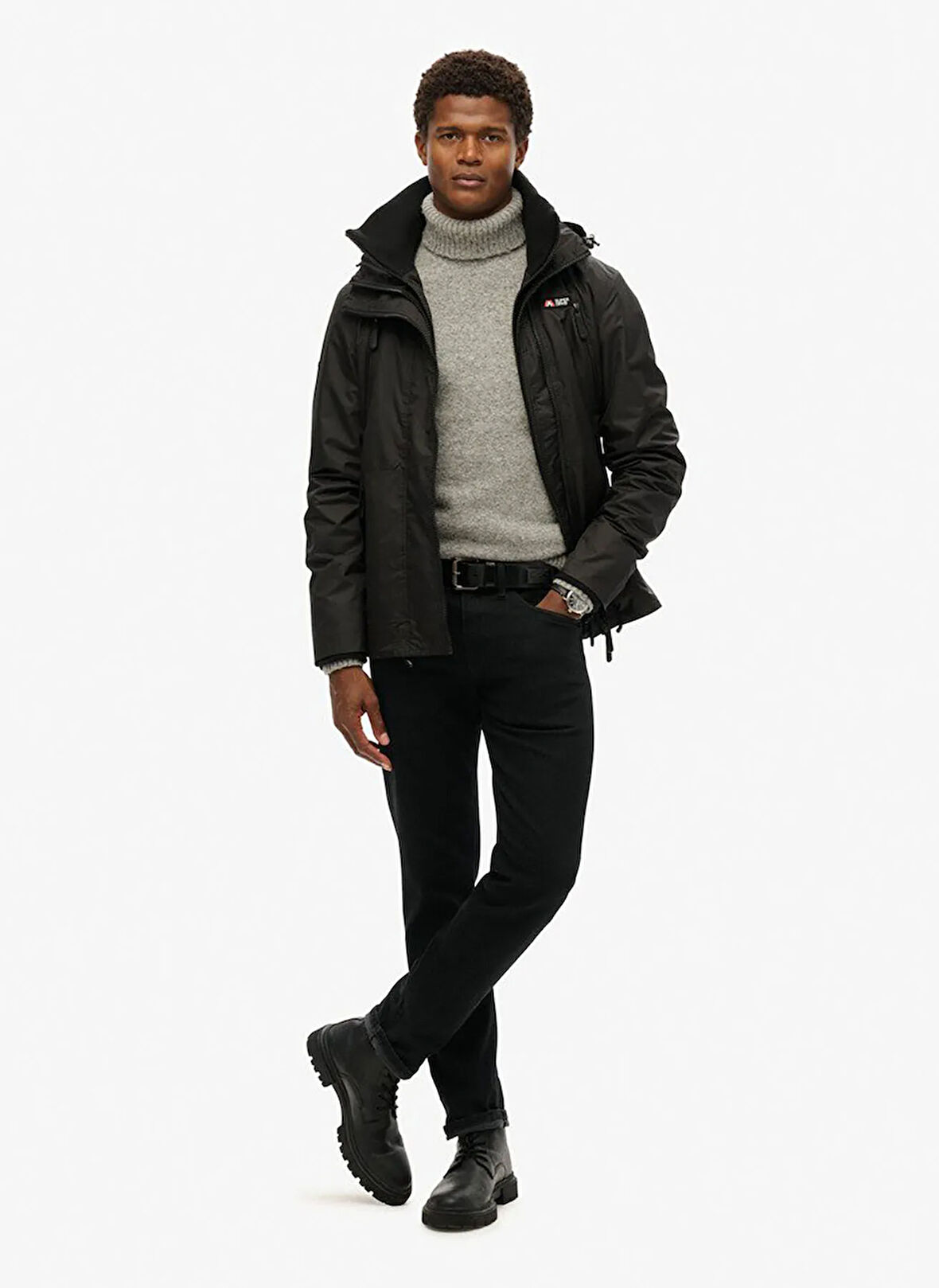 Superdry Siyah Erkek Mont M5012100A-02A