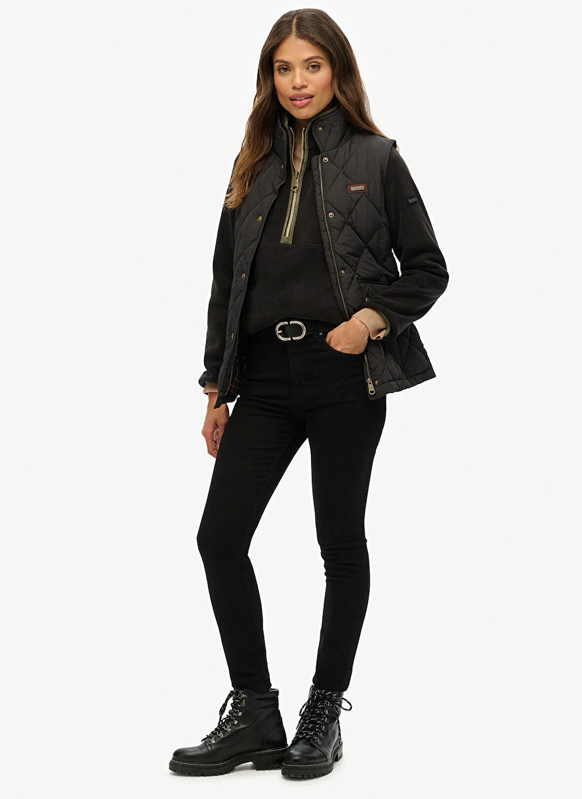 Superdry Siyah Kadın Yelek W5011948A