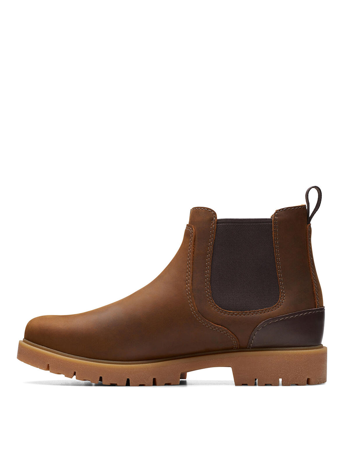 Clarks Deri Kahve Erkek Bot Rossdale Top