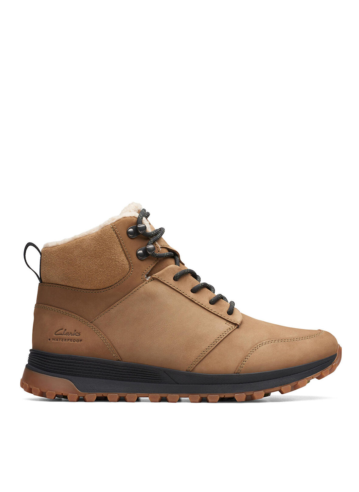 Clarks Koyu Kum Erkek Nubuk Waterproof Bot ATL Trek Up WP